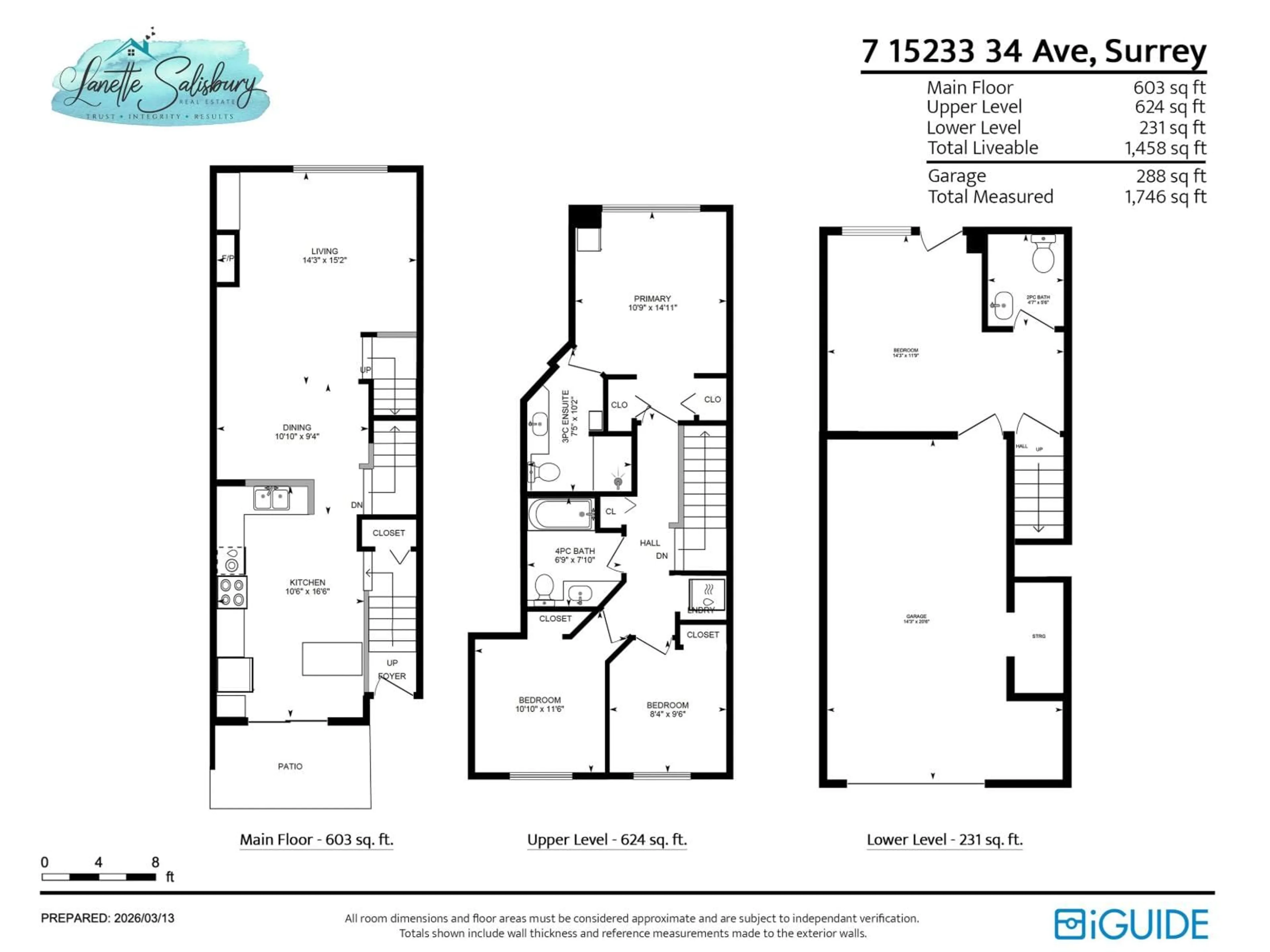 Floor plan for 7 - 15233 34TH AVENUE, Surrey British Columbia V3S2T7