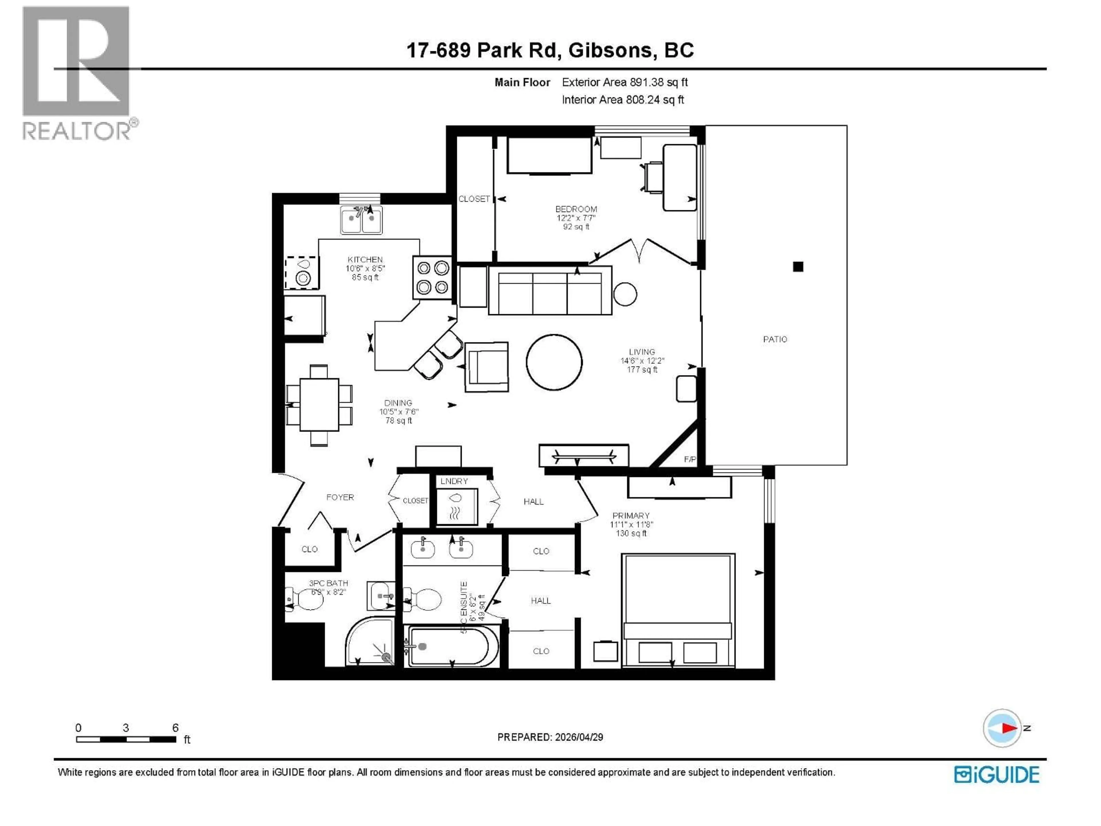Floor plan for 17 - 689 PARK ROAD, Gibsons British Columbia V0N1V7