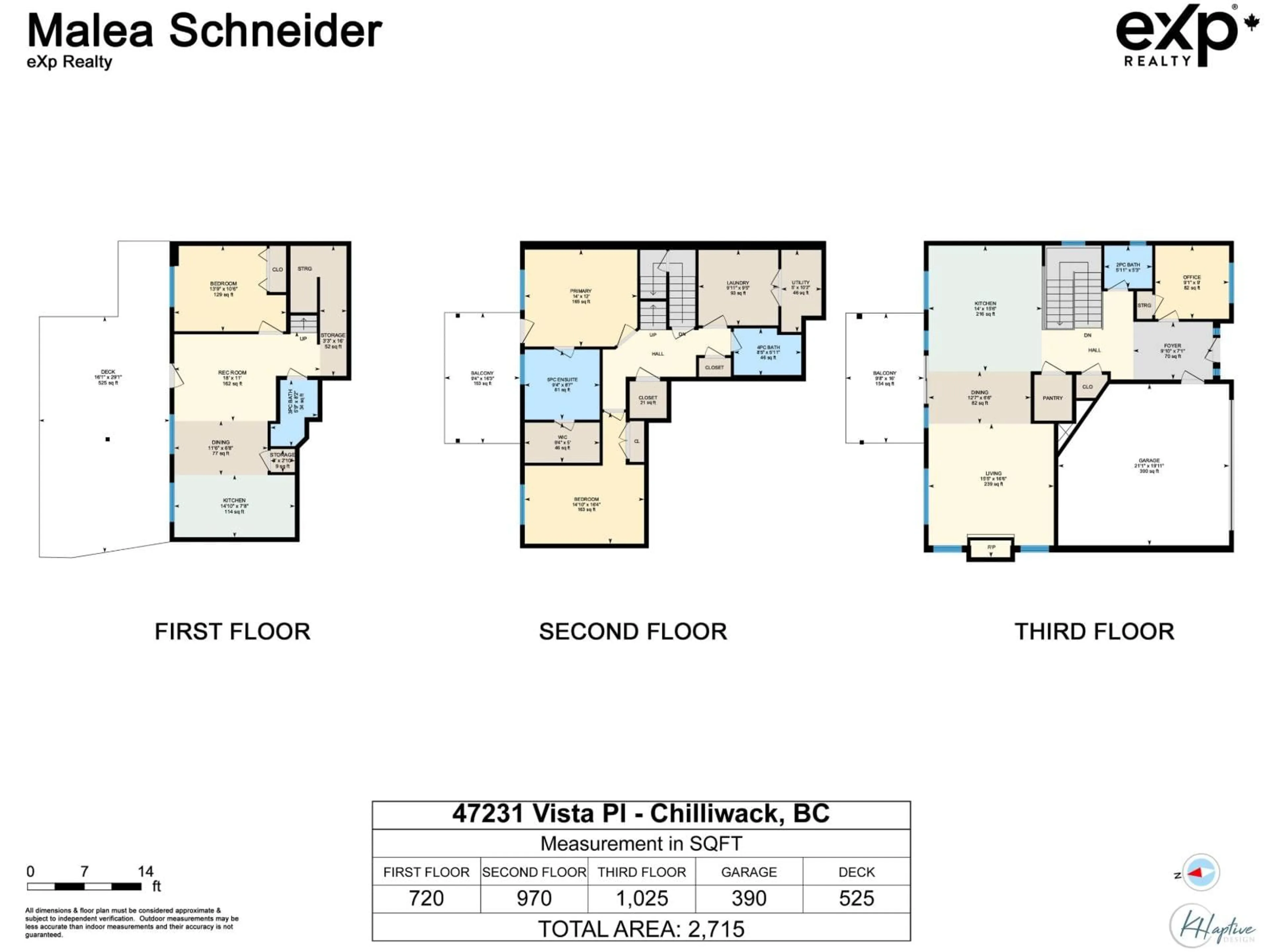 Floor plan for 47231 VISTA PLACE, Chilliwack British Columbia V2R0R9