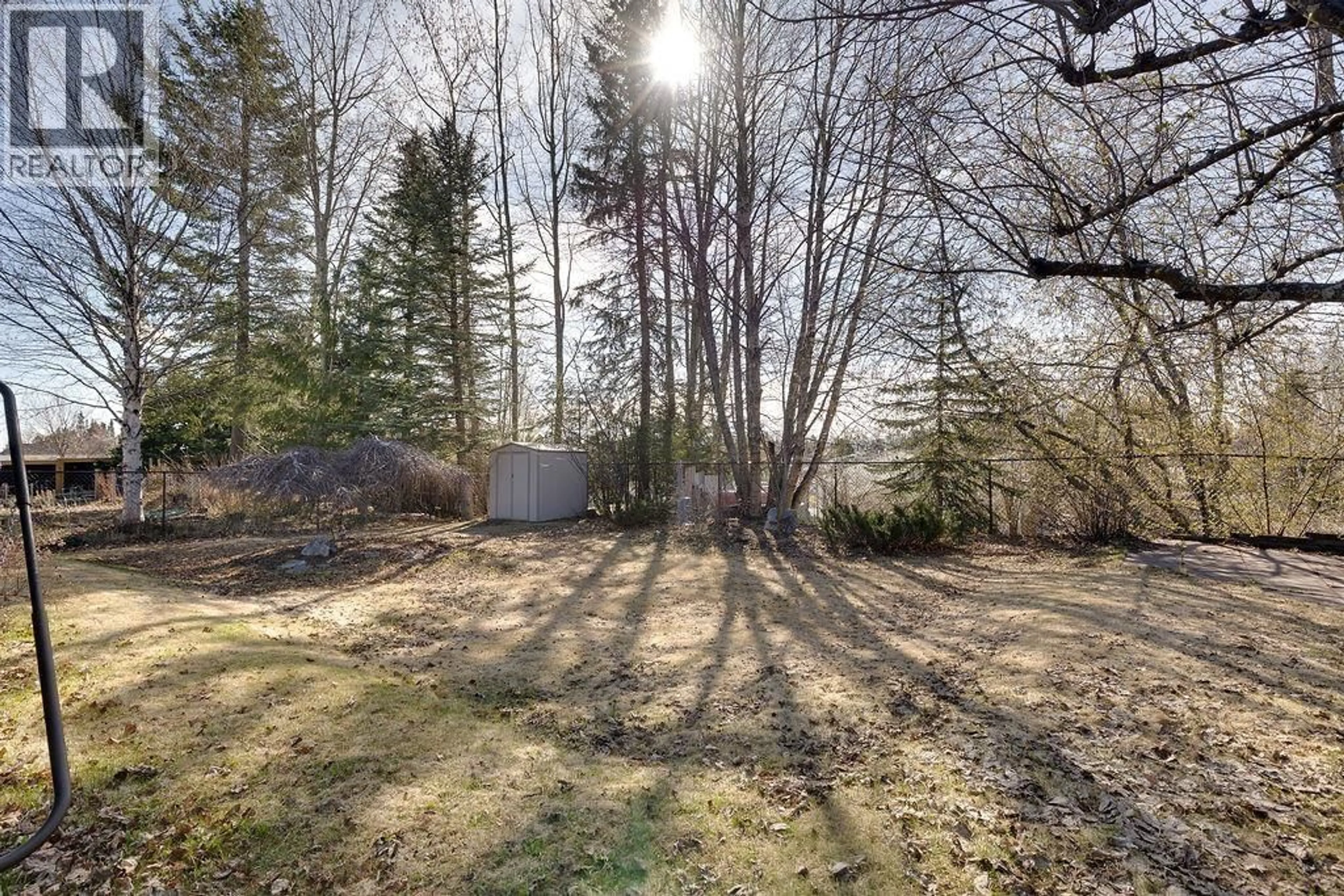 A pic from outside/outdoor area/front of a property/back of a property/a pic from drone, forest/trees view for 4597 RAINER CRESCENT, Prince George British Columbia V2K4X1