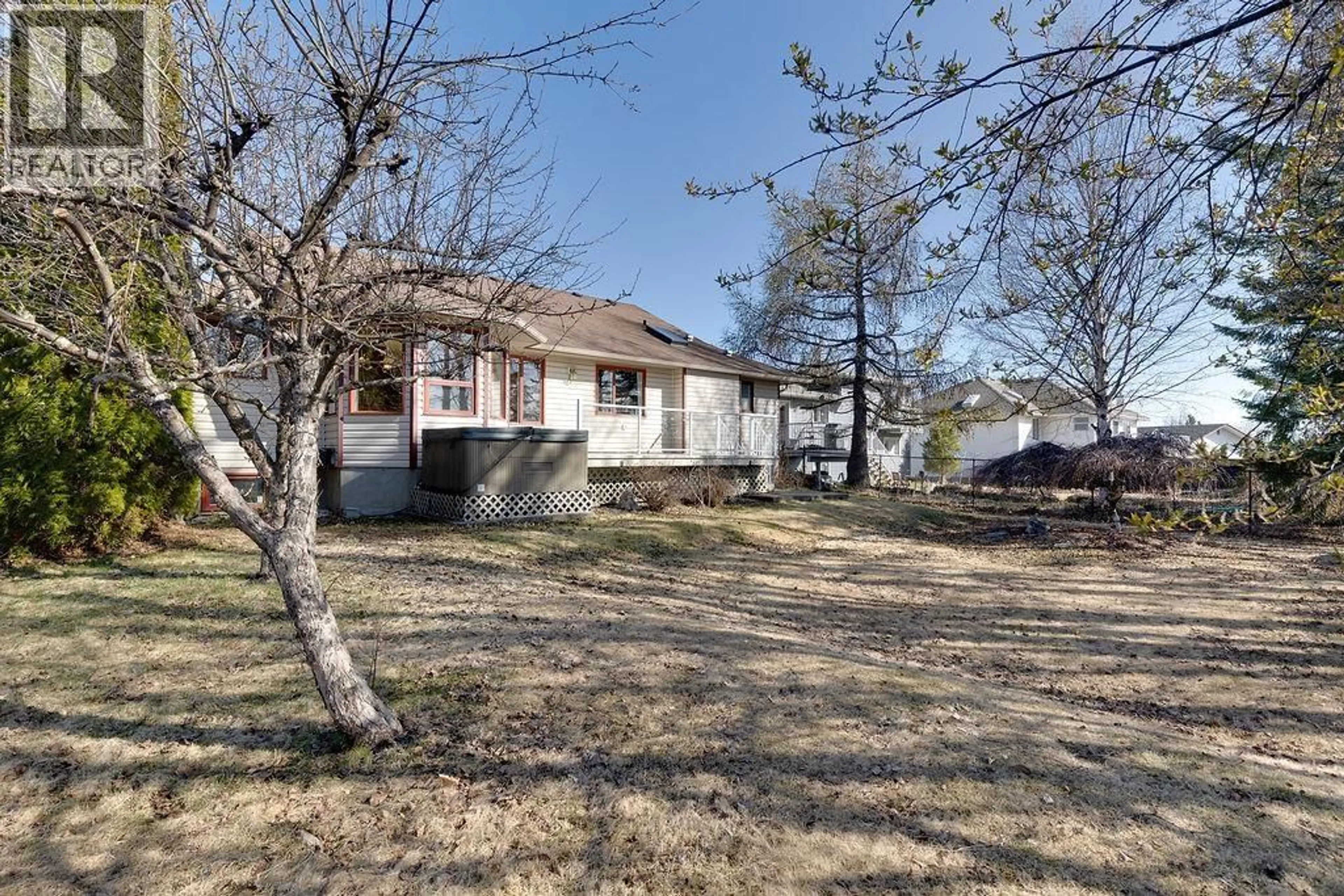 A pic from outside/outdoor area/front of a property/back of a property/a pic from drone, street for 4597 RAINER CRESCENT, Prince George British Columbia V2K4X1
