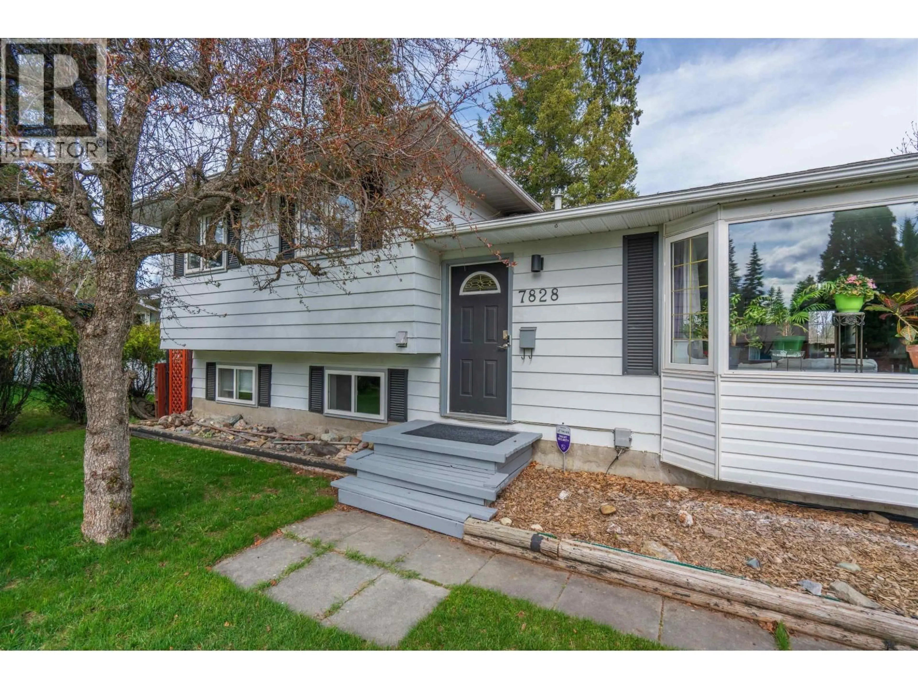 Home with vinyl exterior material, street for 7828 LATROBE CRESCENT, Prince George British Columbia V2N3T4
