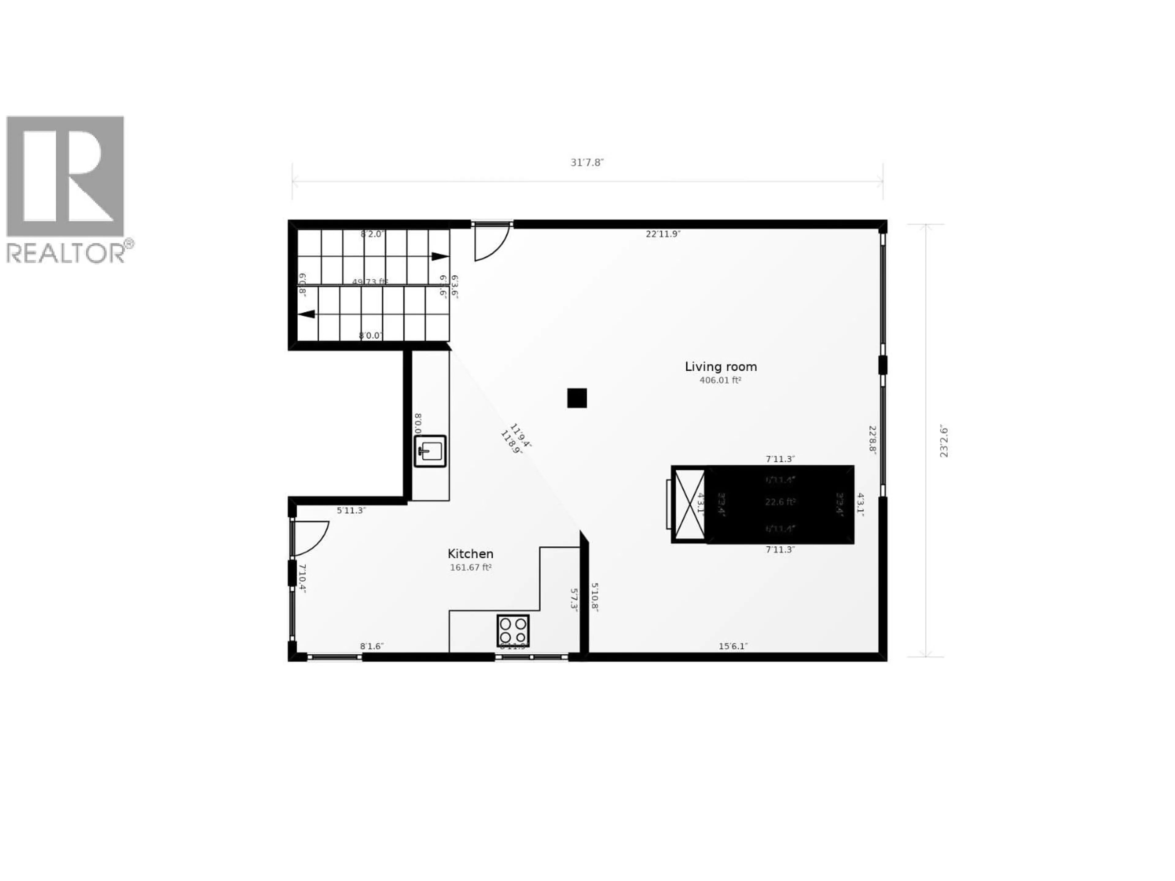 Floor plan for 11404 95A STREET, Fort St. John British Columbia V1J3N2