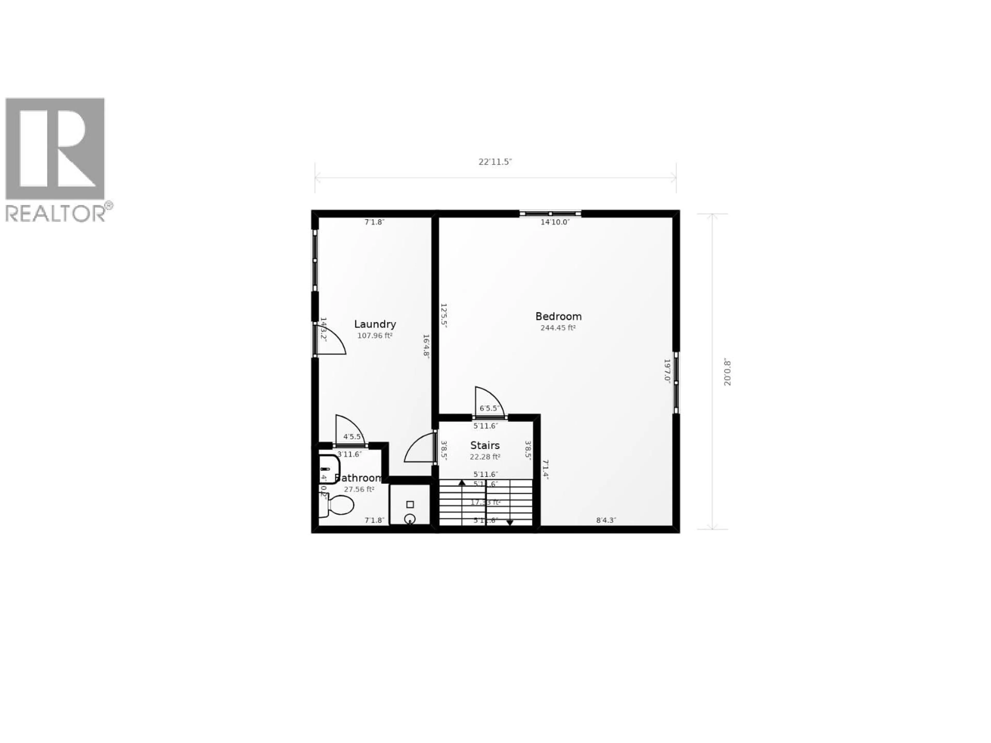 Floor plan for 11404 95A STREET, Fort St. John British Columbia V1J3N2