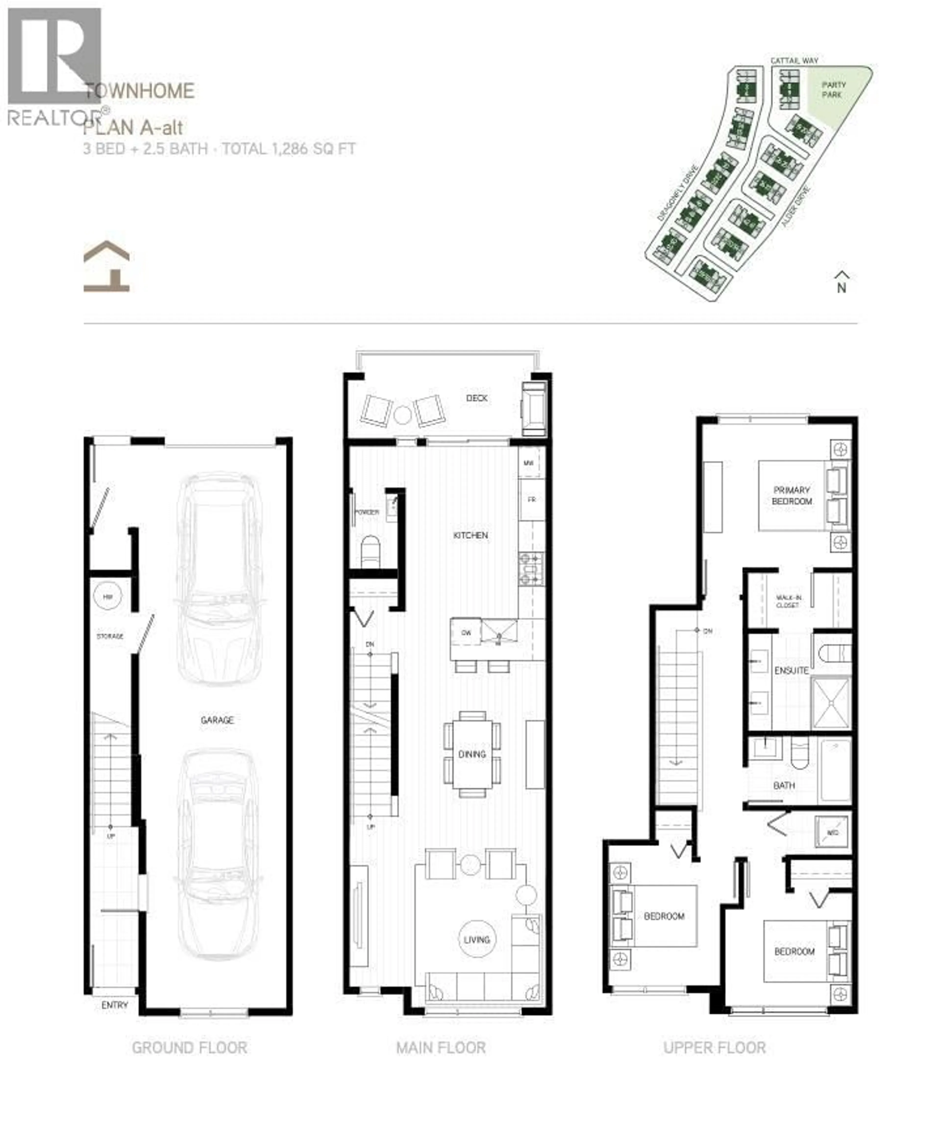 Floor plan for 3 - 4552 CATTAIL WAY, Tsawwassen British Columbia V4M0G8