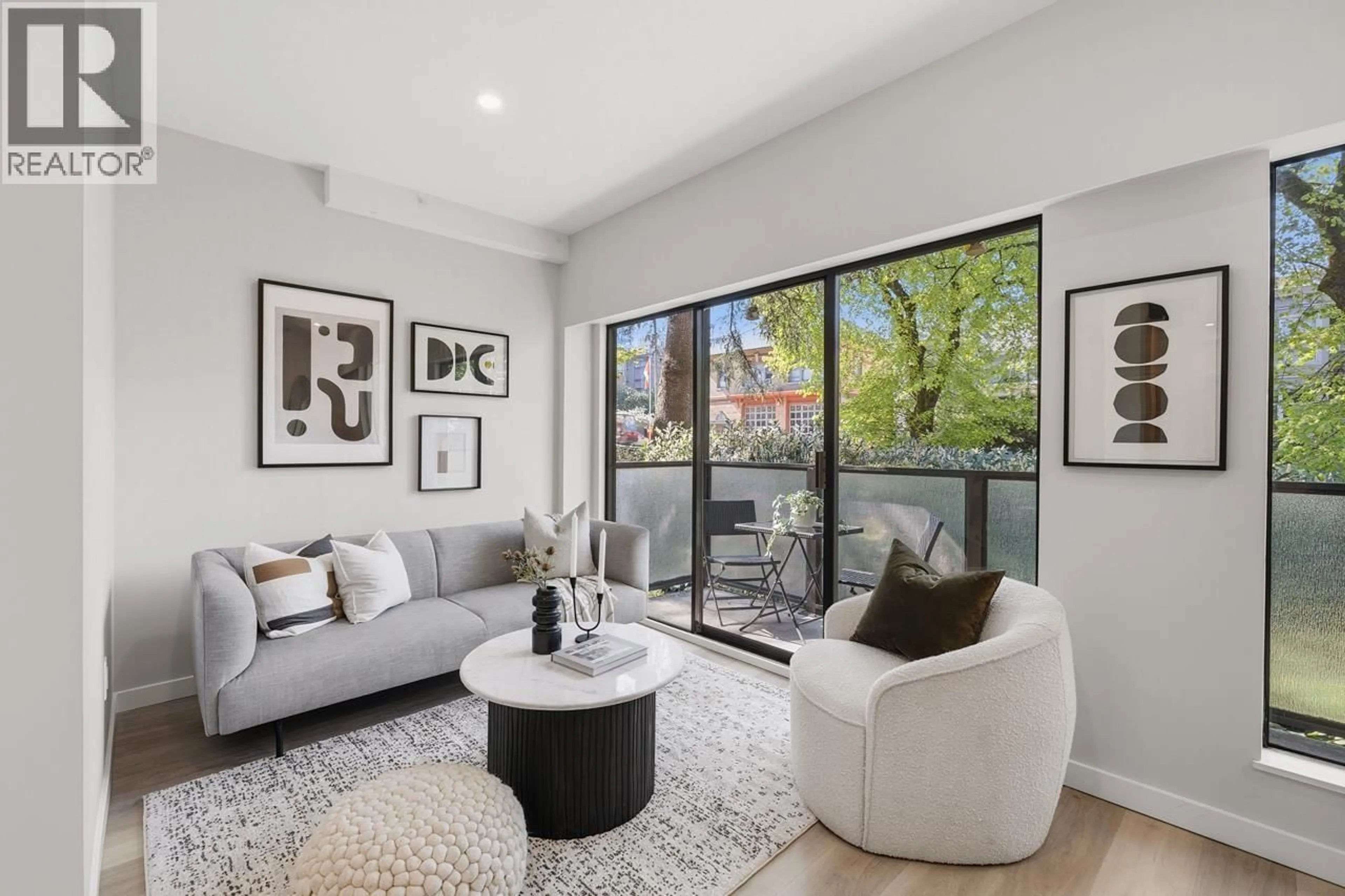 Living room with furniture, unknown for 207 - 1535 NELSON STREET, Vancouver British Columbia V6C1M2