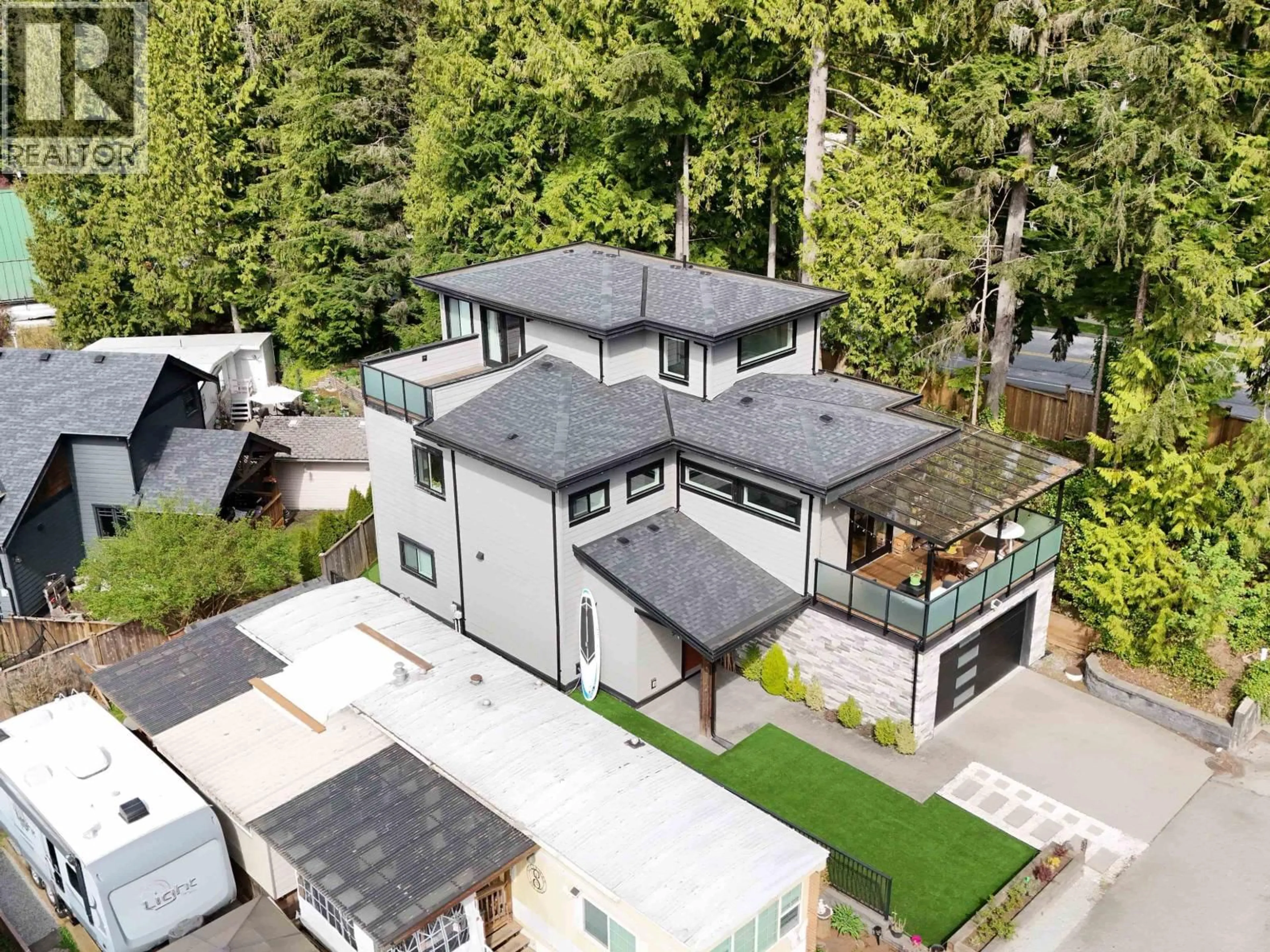 A pic from outside/outdoor area/front of a property/back of a property/a pic from drone, unknown for 52 - 3295 SUNNYSIDE ROAD, Anmore British Columbia V3H4Z4
