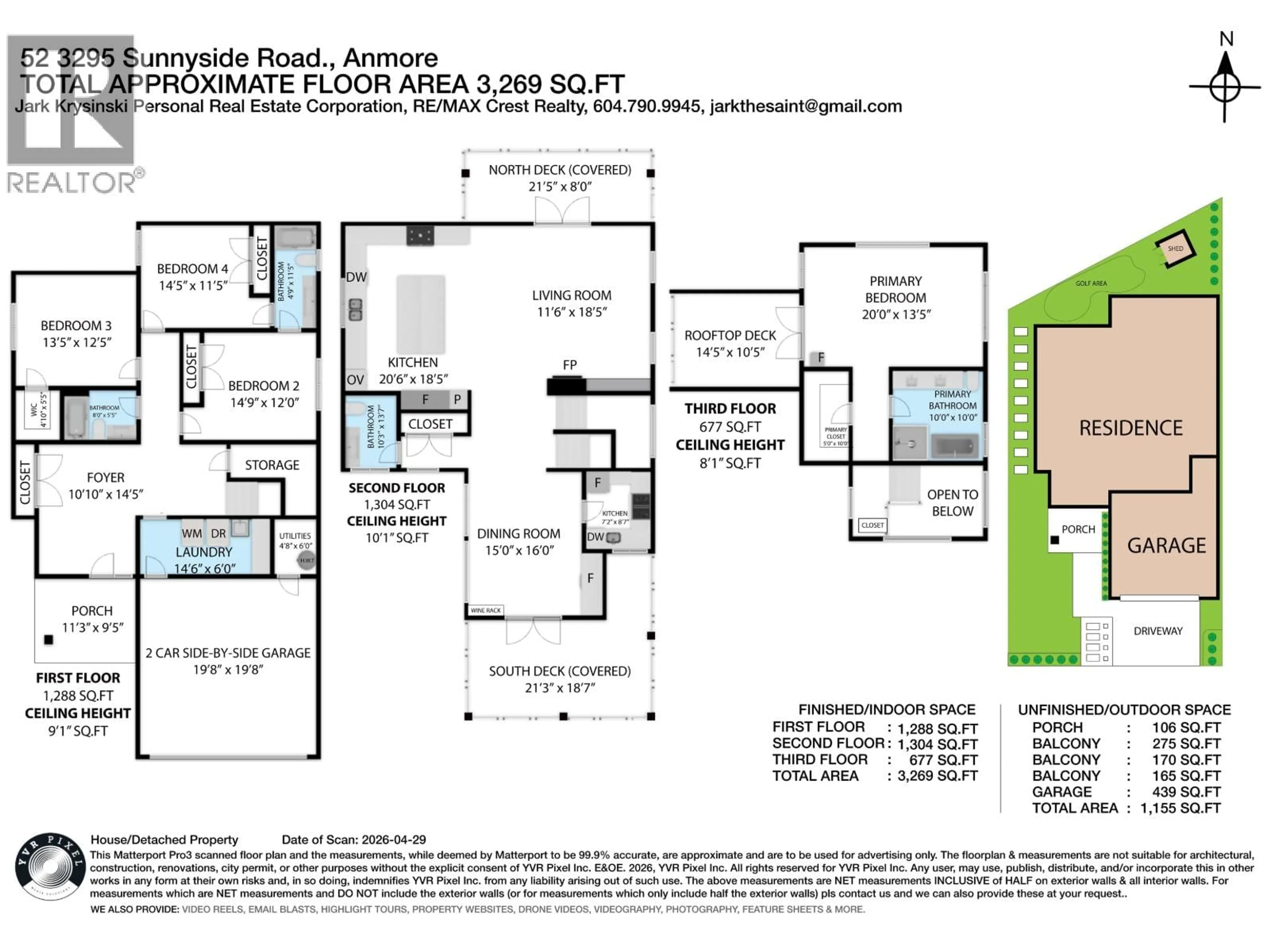 Floor plan for 52 - 3295 SUNNYSIDE ROAD, Anmore British Columbia V3H4Z4