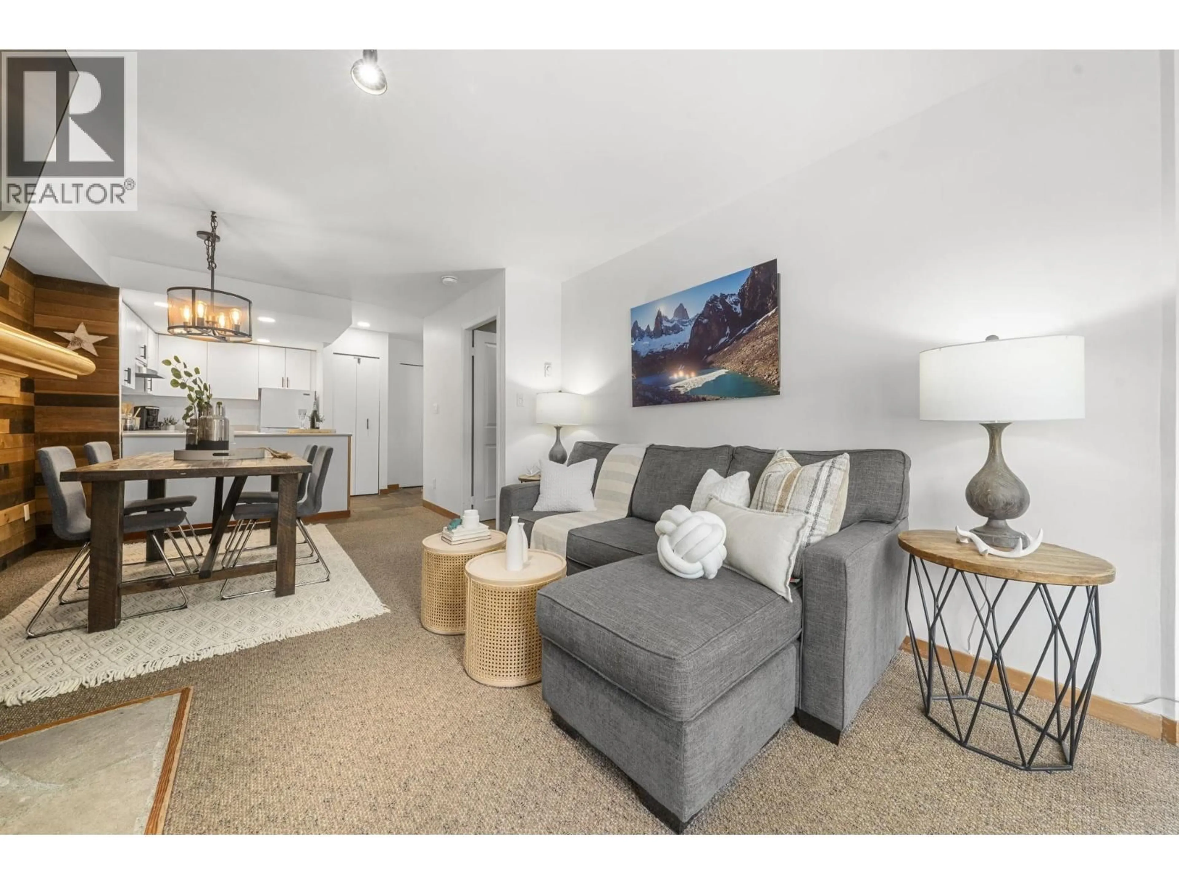 Living room with furniture, unknown for 204 - 2050 LAKE PLACID ROAD, Whistler British Columbia V0N1B2