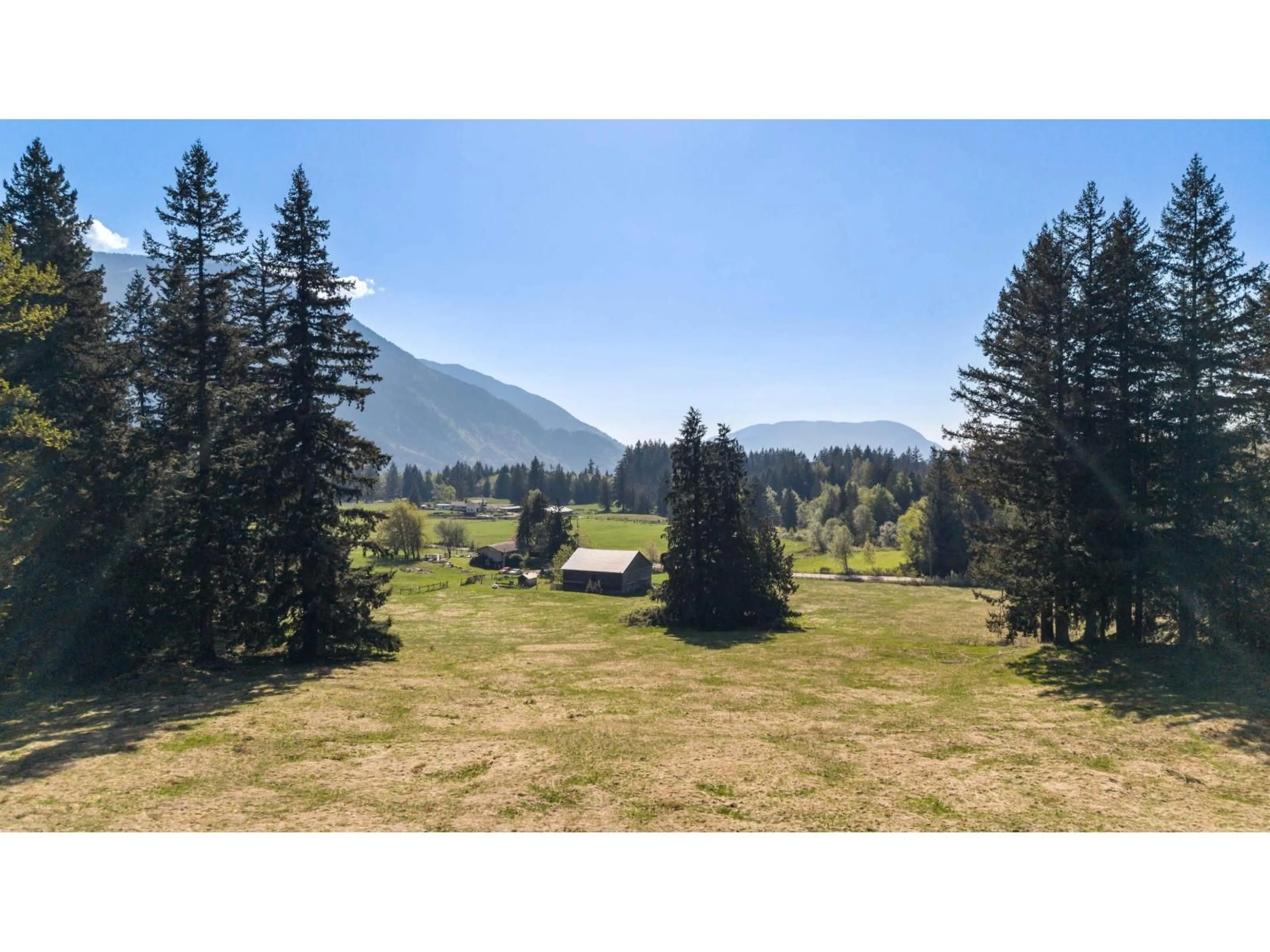 A pic from outside/outdoor area/front of a property/back of a property/a pic from drone, mountain view for 4888 HALEY ROAD, Ryder Lake British Columbia V4Z1G1