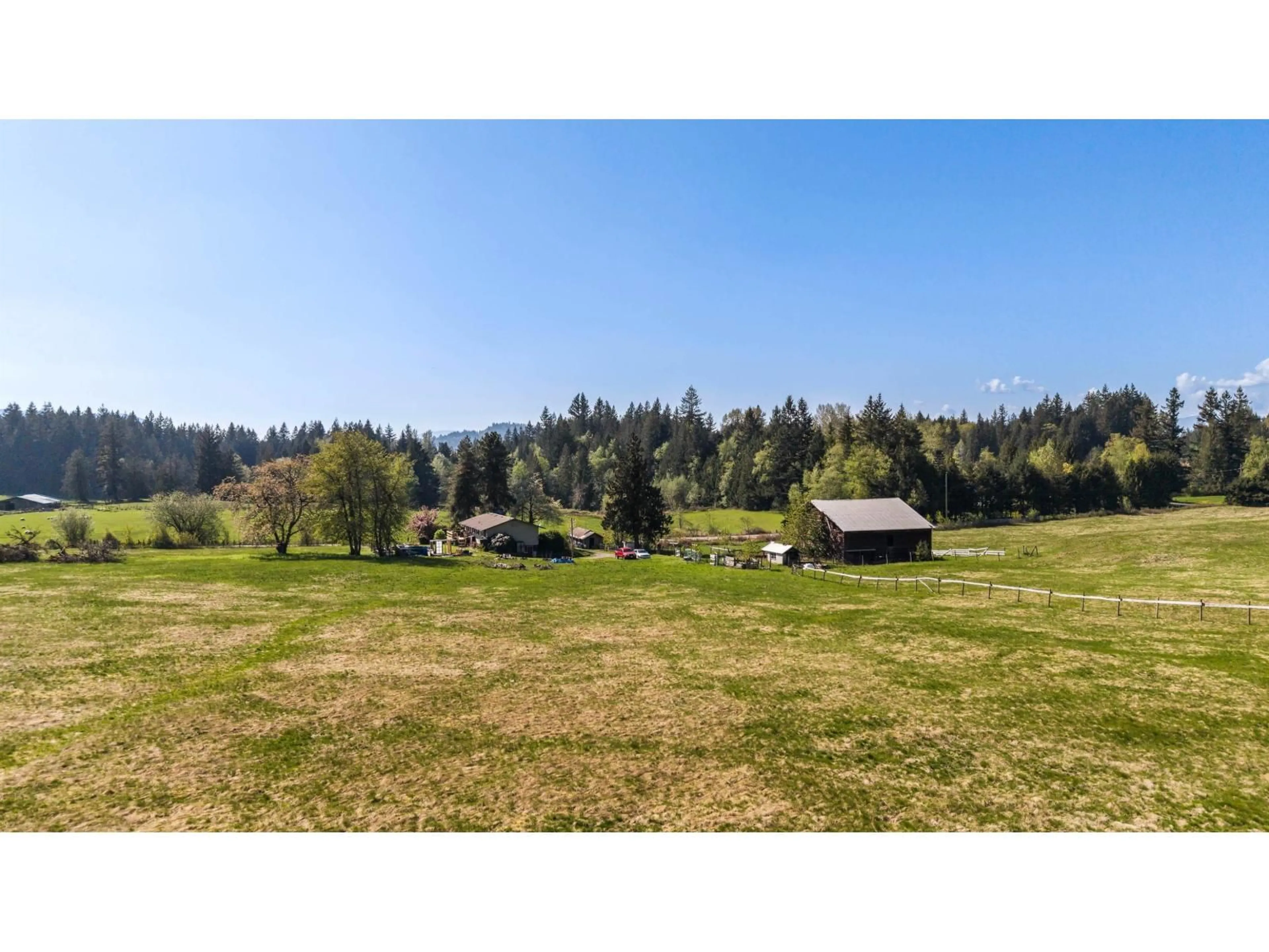 A pic from outside/outdoor area/front of a property/back of a property/a pic from drone, mountain view for 4888 HALEY ROAD, Ryder Lake British Columbia V4Z1G1