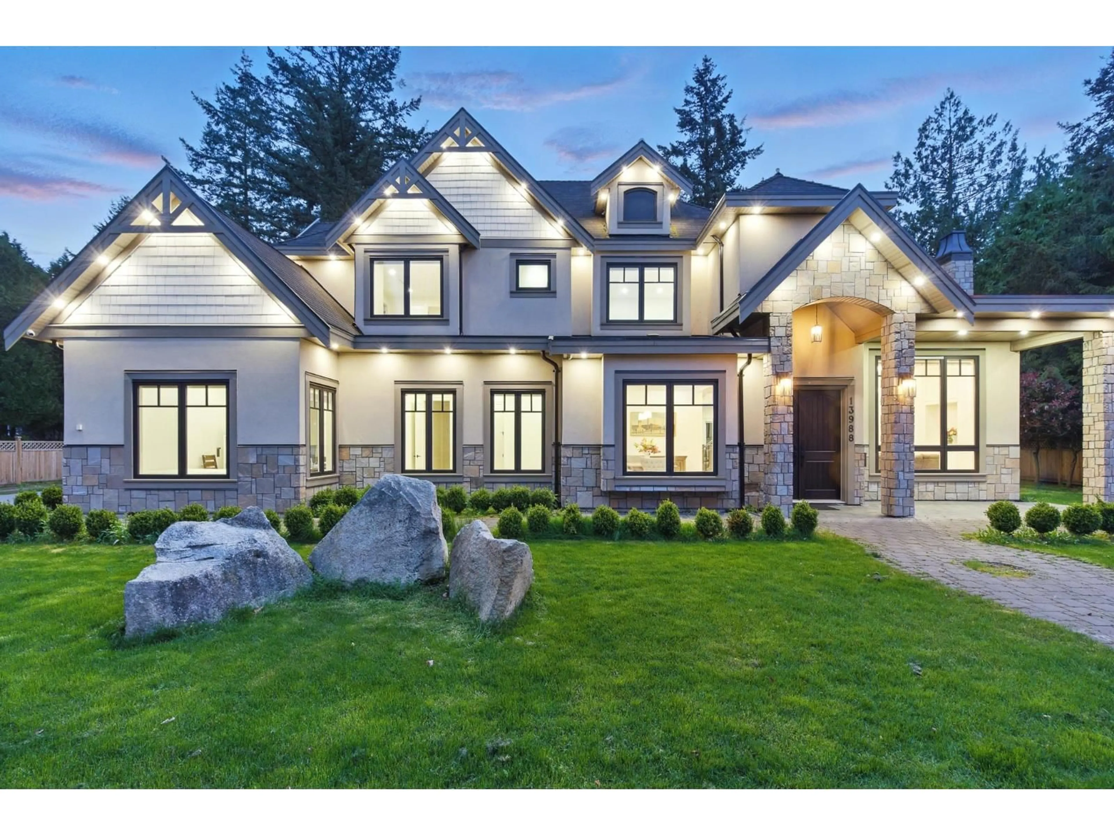 Home with brick exterior material, mountain view for 13988 20A AVENUE, Surrey British Columbia V4A4H5