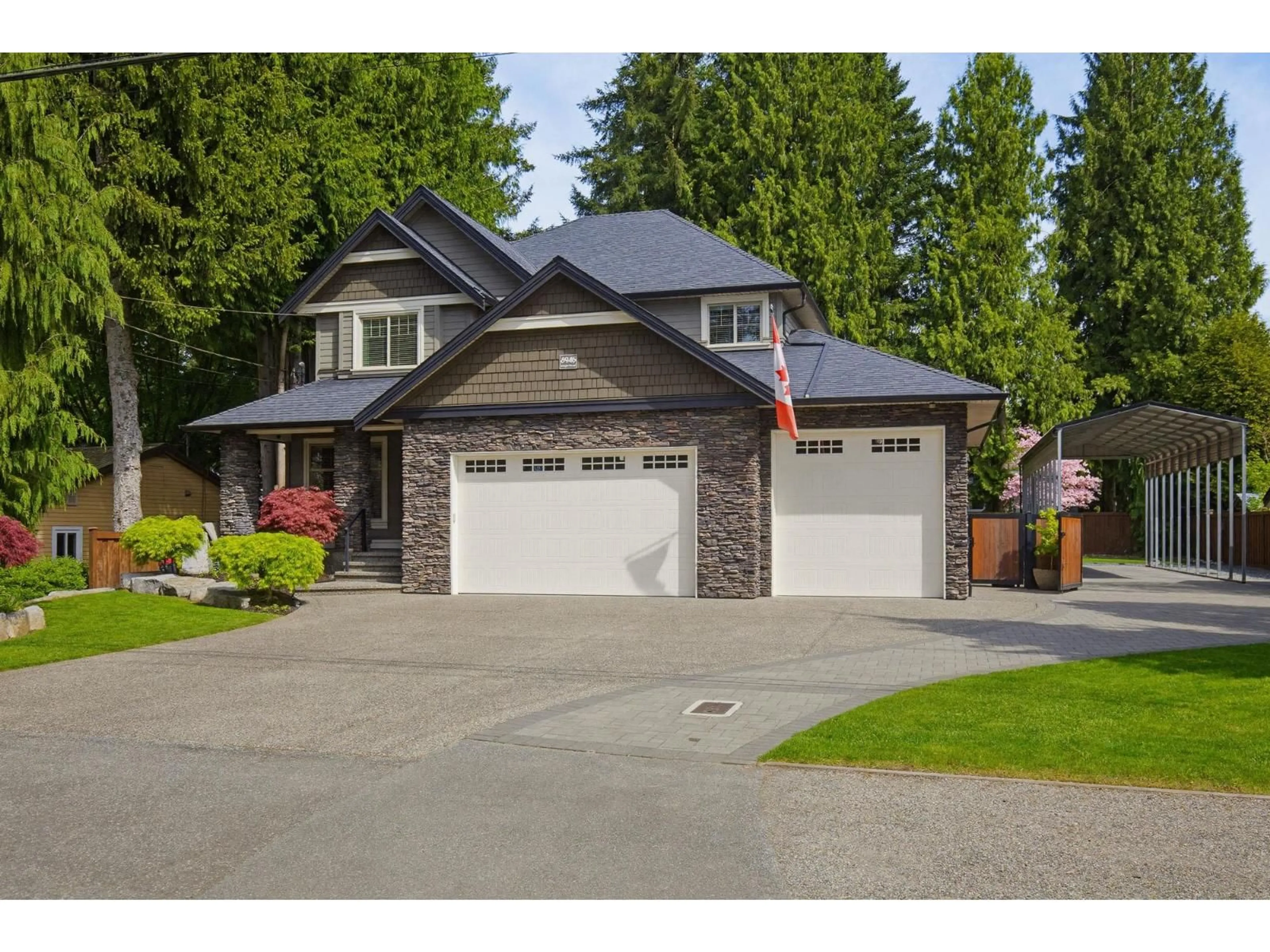 Home with vinyl exterior material, street for 8946 WRIGHT STREET, Langley British Columbia V1M3T2