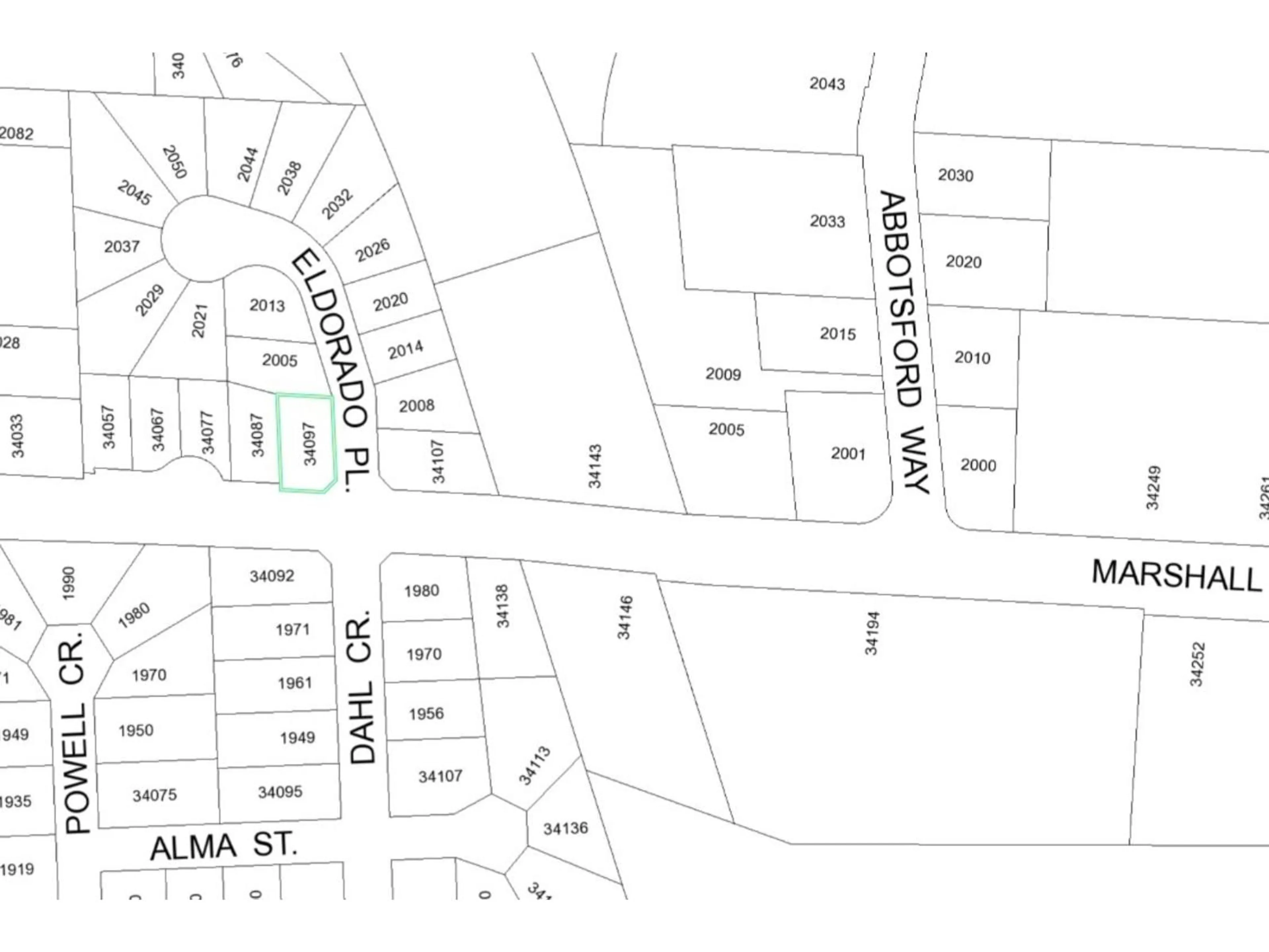 Picture of a map for 34097 MARSHALL ROAD, Abbotsford British Columbia V2S1L8