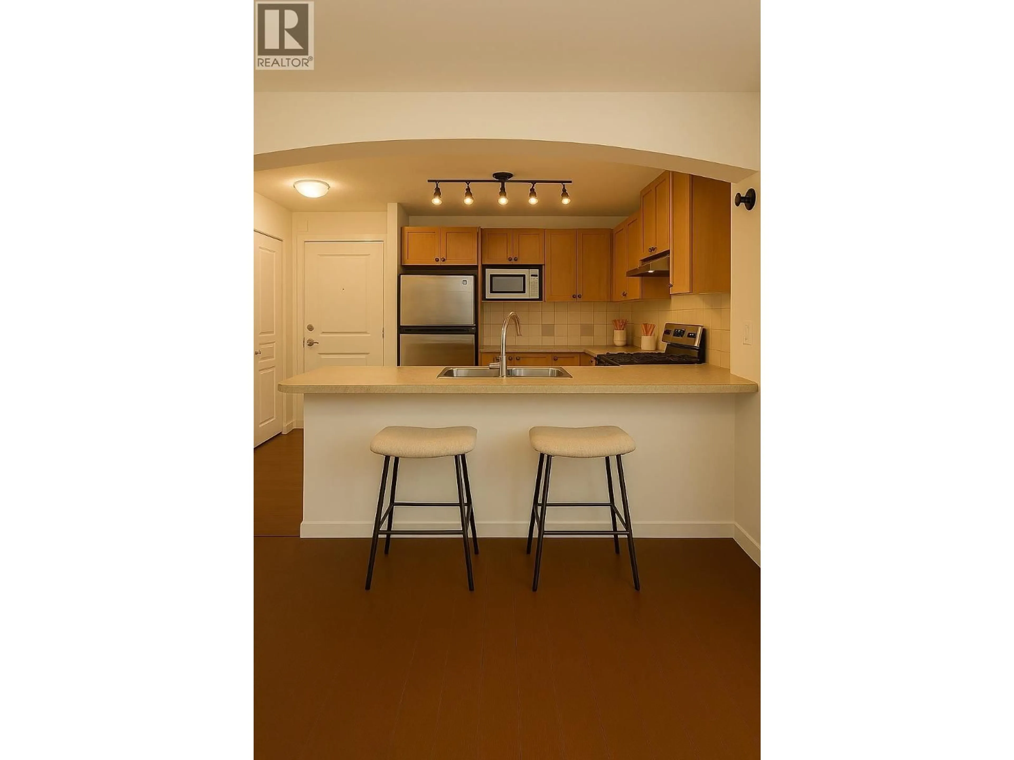 Standard kitchen, wood/laminate floor for 303 - 2958 WHISPER WAY, Coquitlam British Columbia V3E3S7