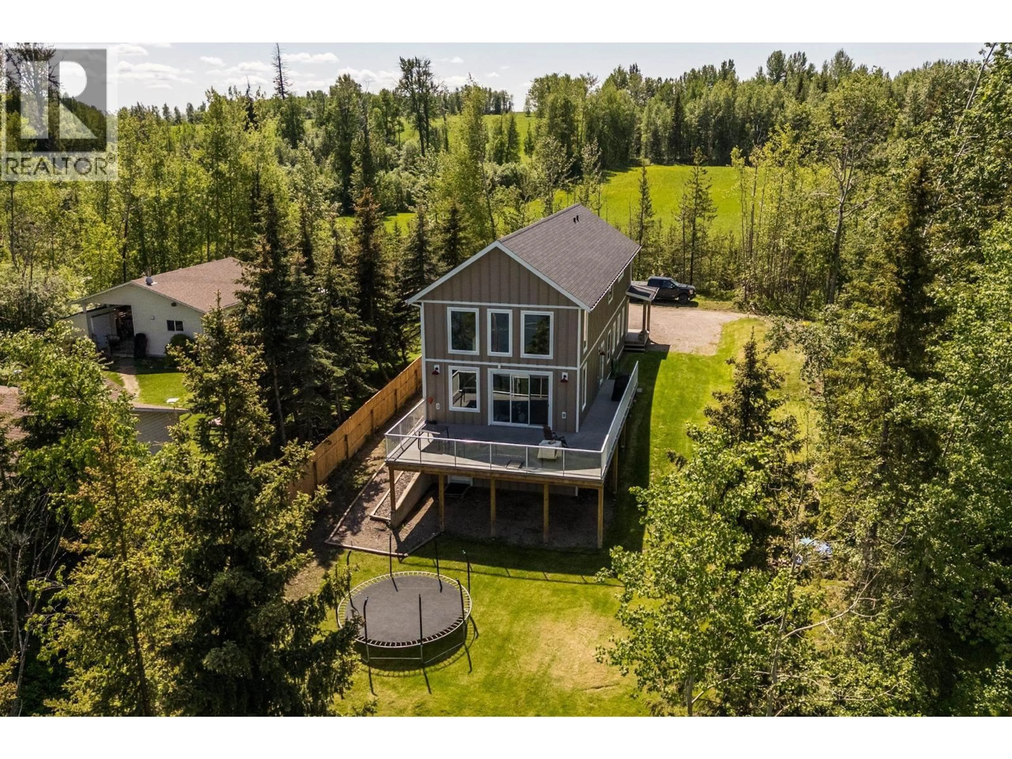 A pic from outside/outdoor area/front of a property/back of a property/a pic from drone, water/lake/river/ocean view for 28240 NESS LAKE ROAD, Prince George British Columbia V2K5N1