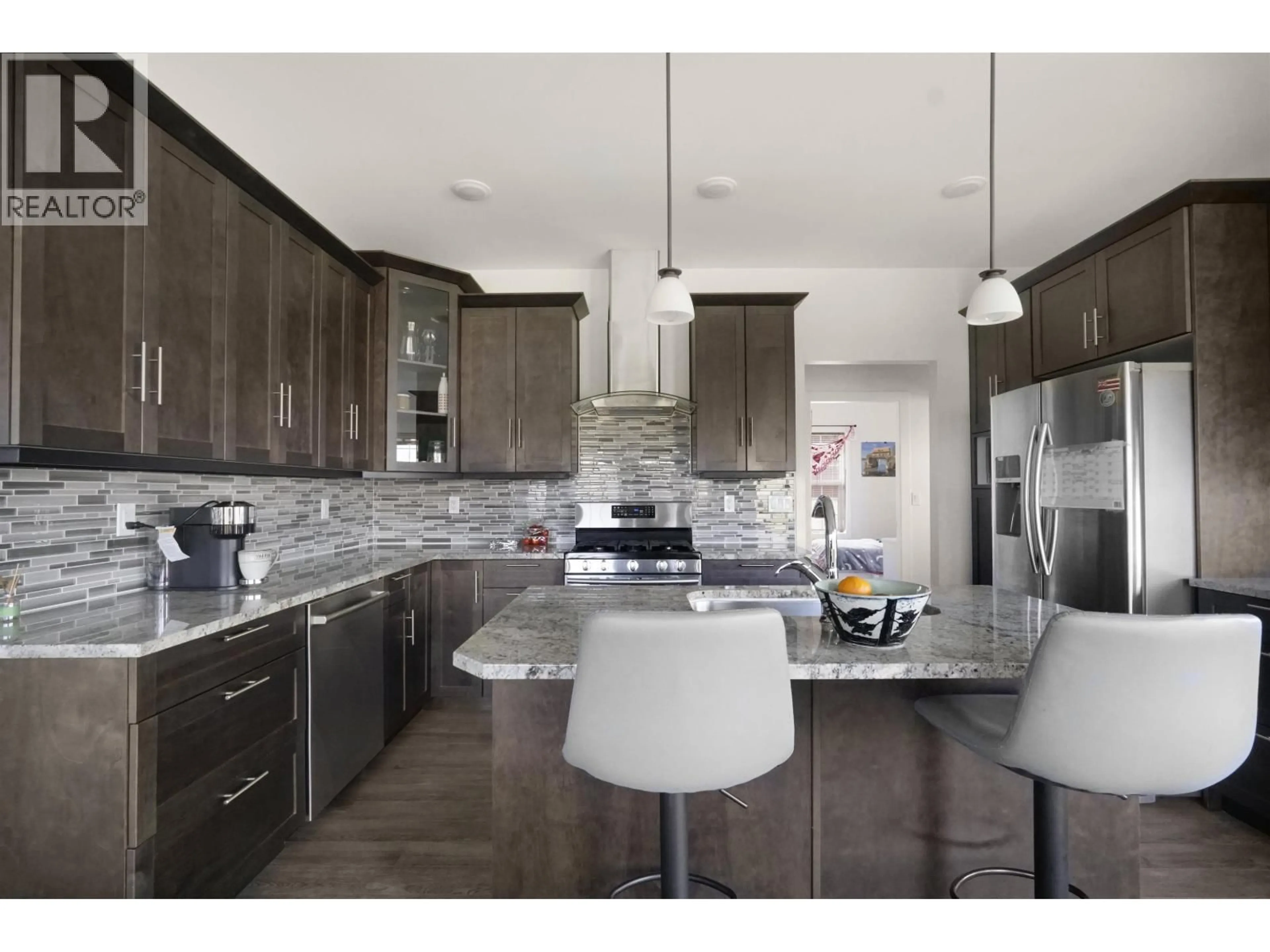 Contemporary kitchen, ceramic/tile floor for 34 WOZNEY STREET, Kitimat British Columbia V8C2S2