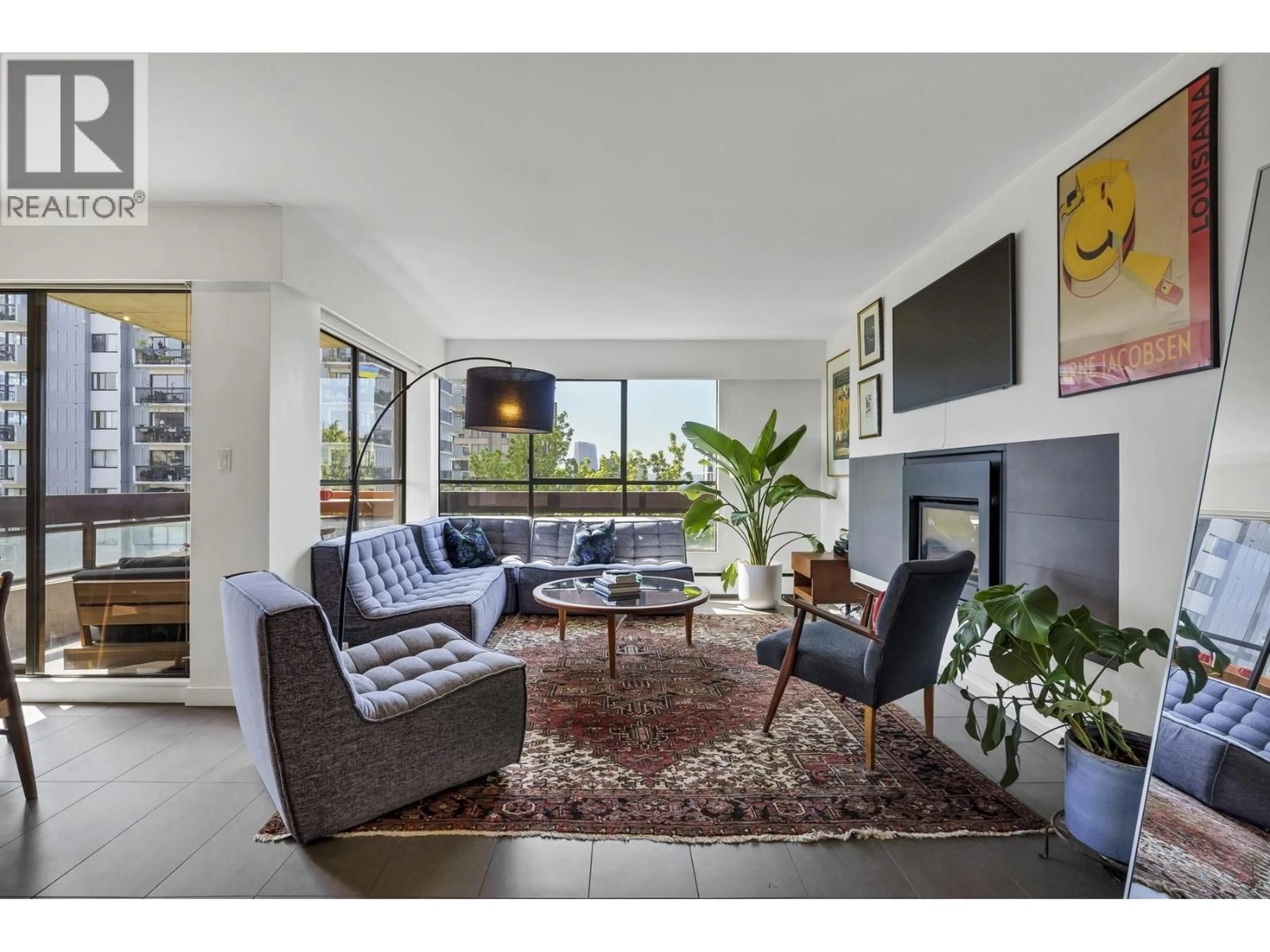 Living room with furniture, unknown for 902 - 1165 BURNABY STREET, Vancouver British Columbia V6E1P3