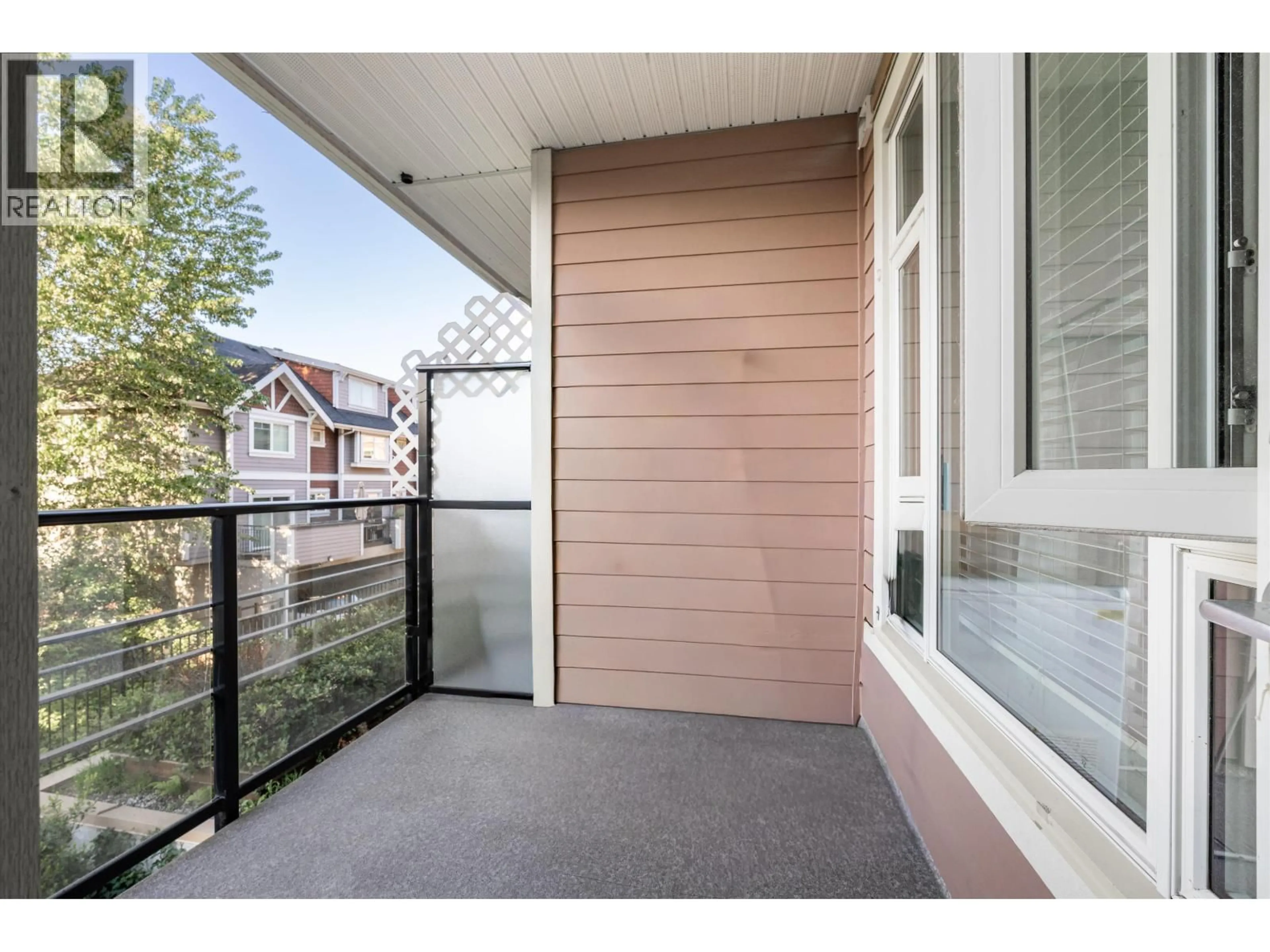 Balcony in the apartment, street for 206 - 6611 ECKERSLEY ROAD, Richmond British Columbia V6Y2E7
