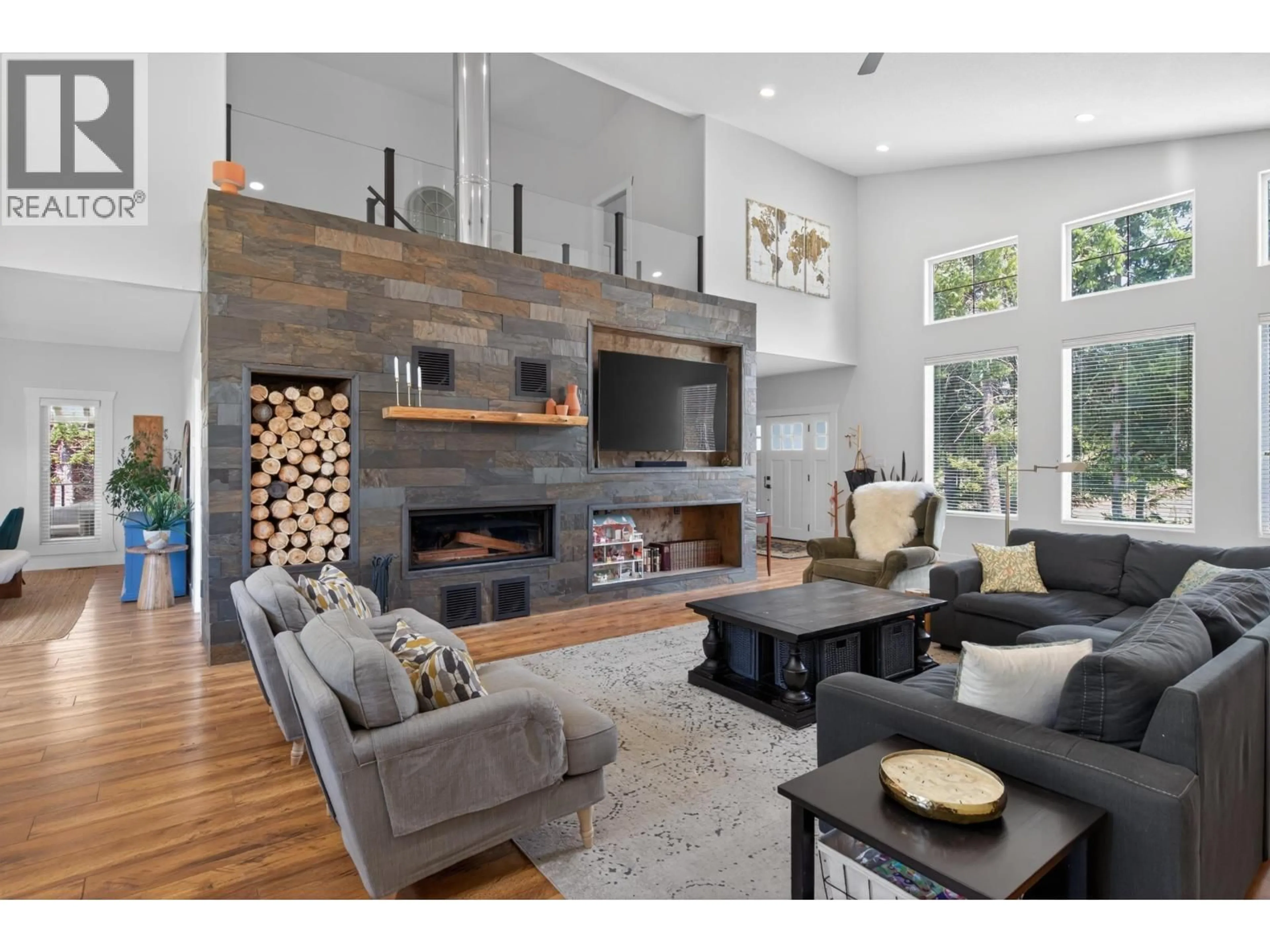 Living room with furniture, wood/laminate floor for 101 ELDERBERRY STREET, Kitimat British Columbia V8C0A9