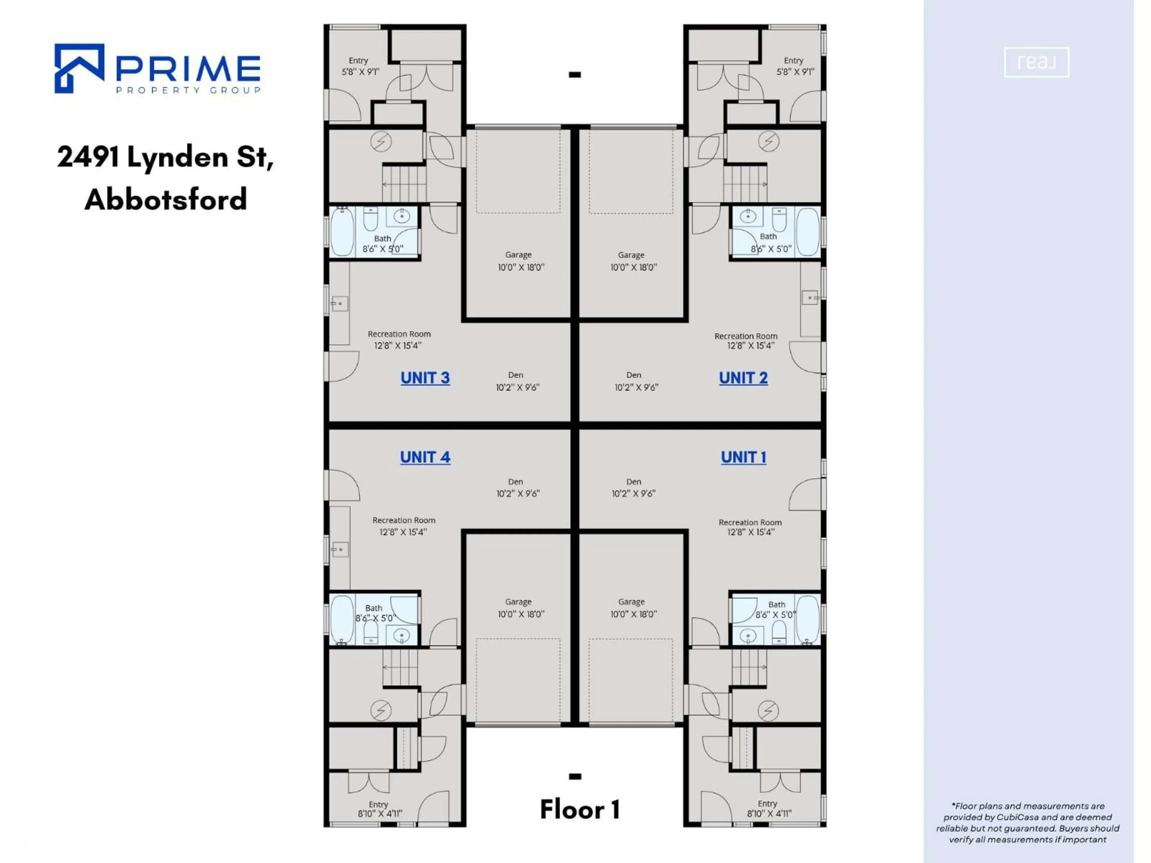 Floor plan for 2 - 2491 LYNDEN STREET, Abbotsford British Columbia V2T3C3