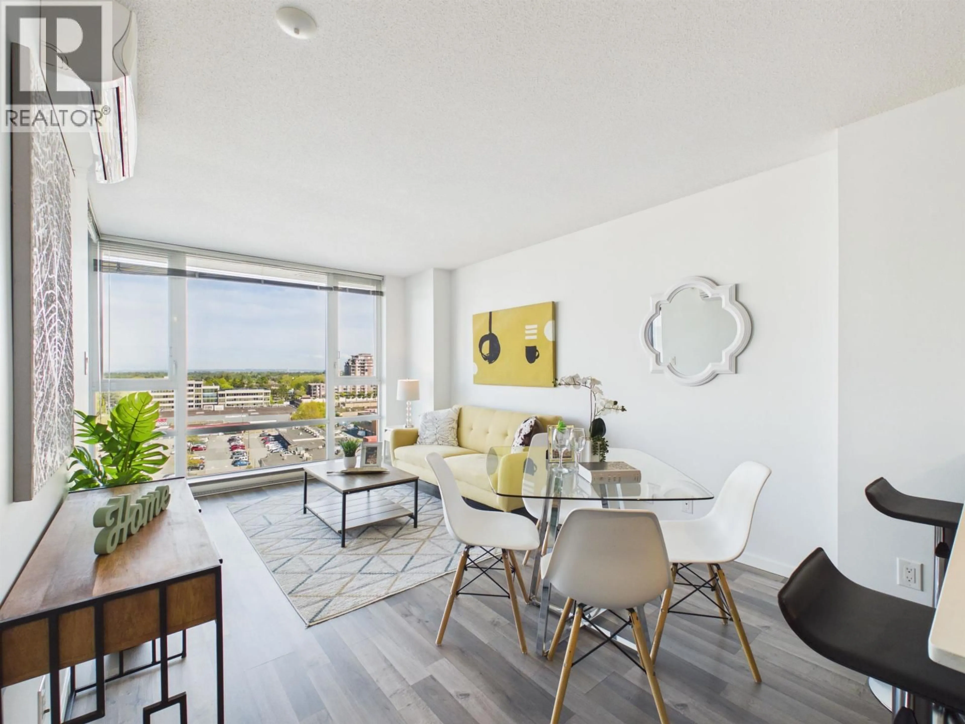 Living room with furniture, wood/laminate floor for 1311 - 7988 ACKROYD ROAD, Richmond British Columbia V6X0K6