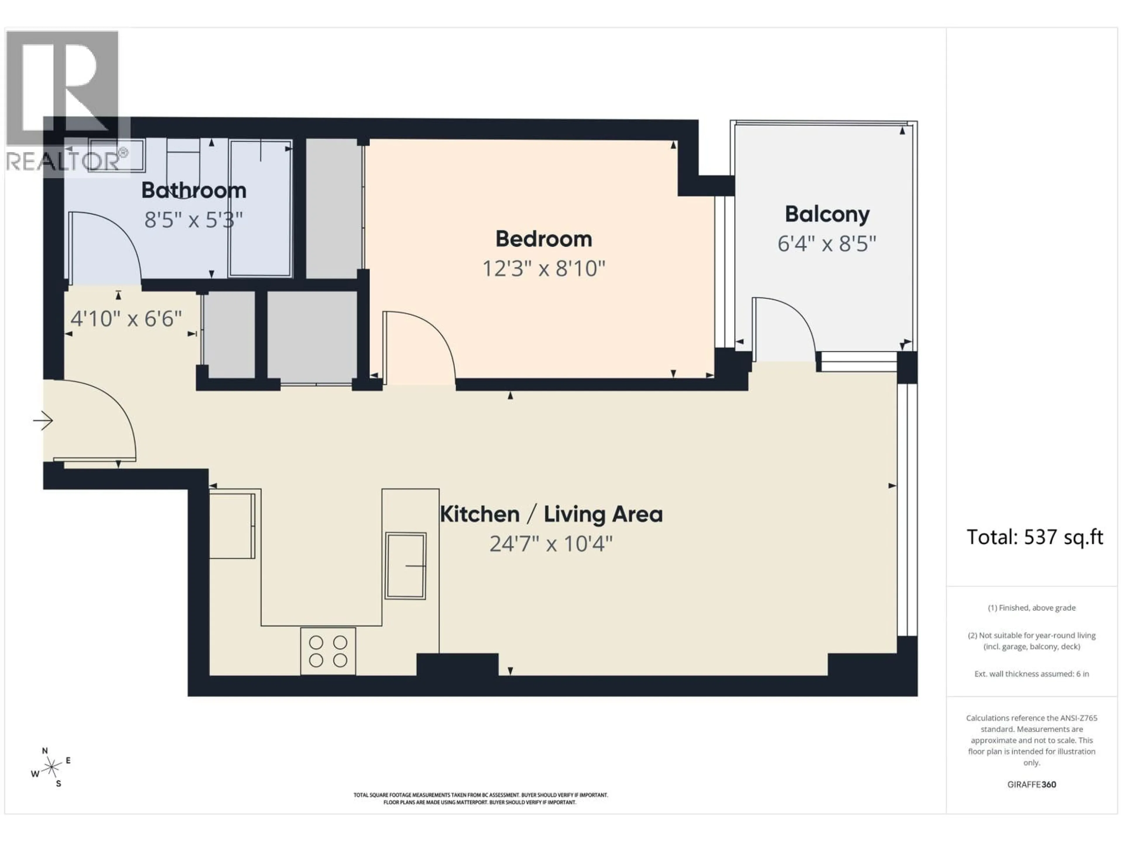 Floor plan for 1311 - 7988 ACKROYD ROAD, Richmond British Columbia V6X0K6