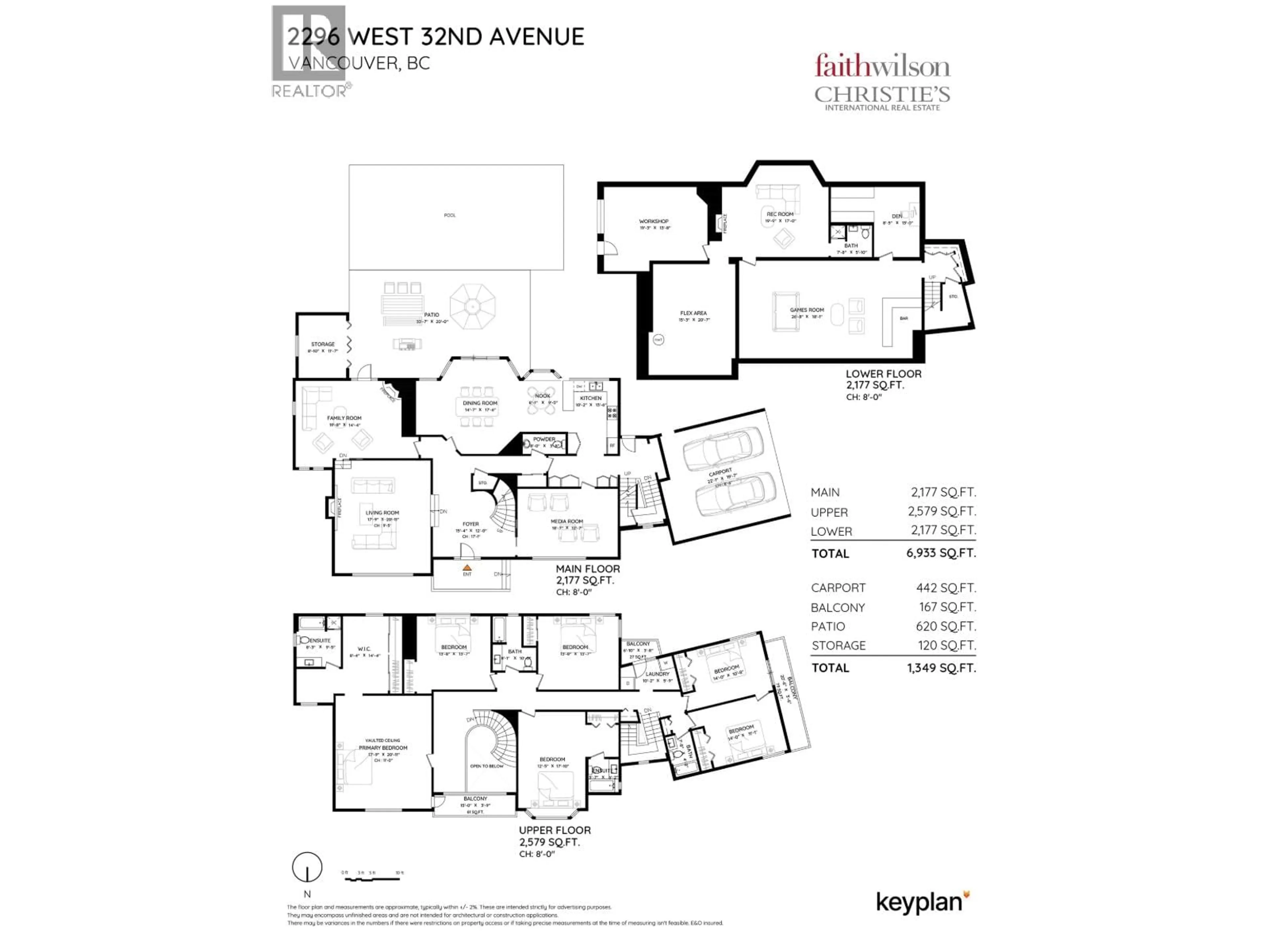 Floor plan for 2296 32ND AVENUE, Vancouver British Columbia V6L2B2