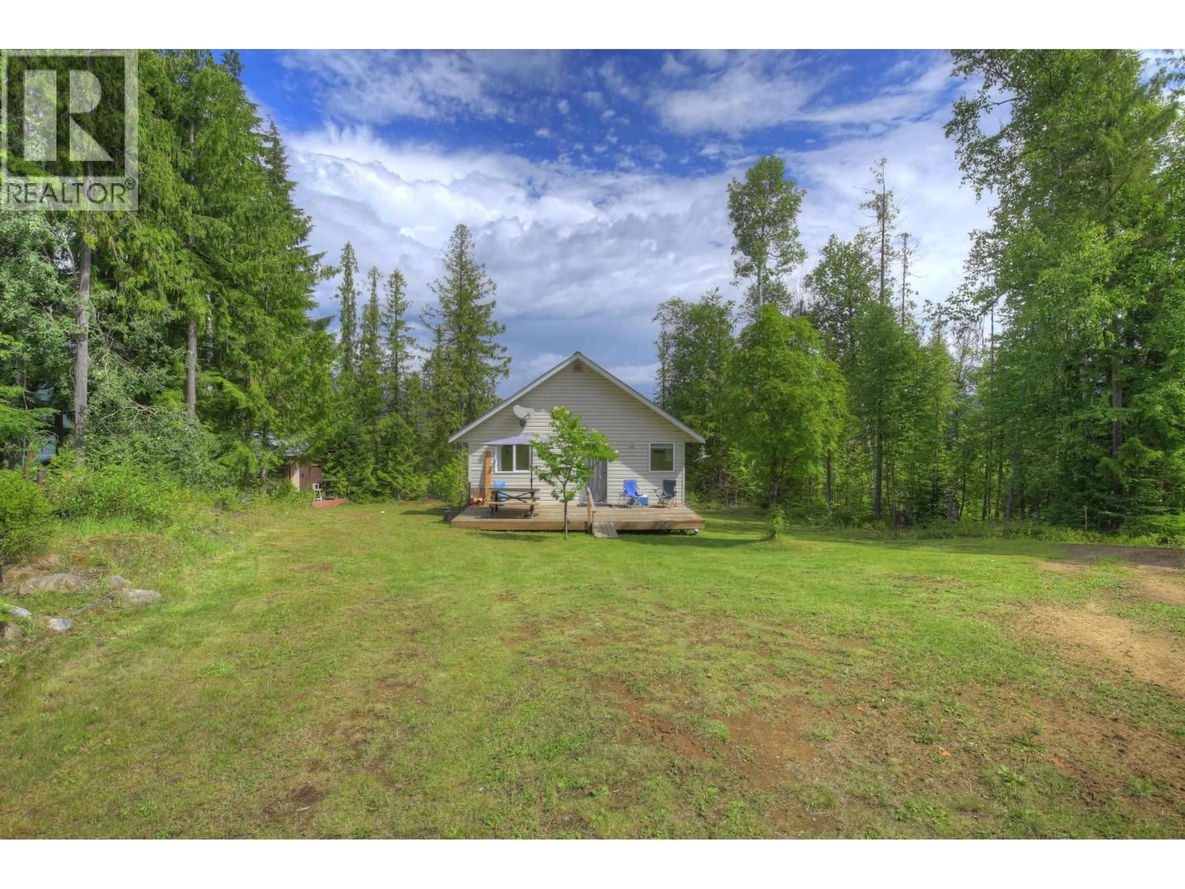 A pic from outside/outdoor area/front of a property/back of a property/a pic from drone, unknown for 5517 MARSHALL CREEK ROAD, Horsefly British Columbia V0L1L0