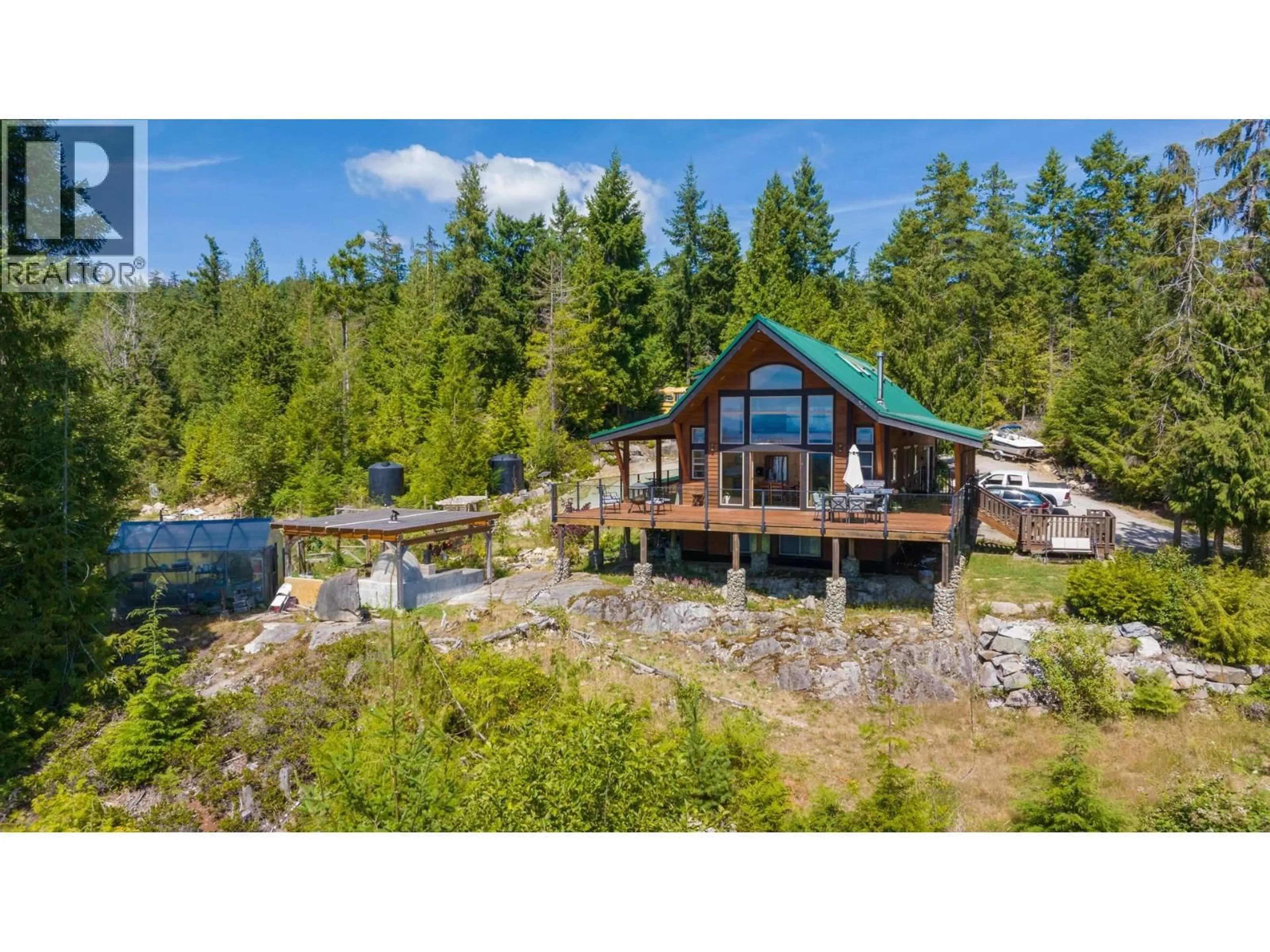 A pic from outside/outdoor area/front of a property/back of a property/a pic from drone, water/lake/river/ocean view for 9340 STEPHENS WAY, Halfmoon Bay British Columbia V7Z1G9