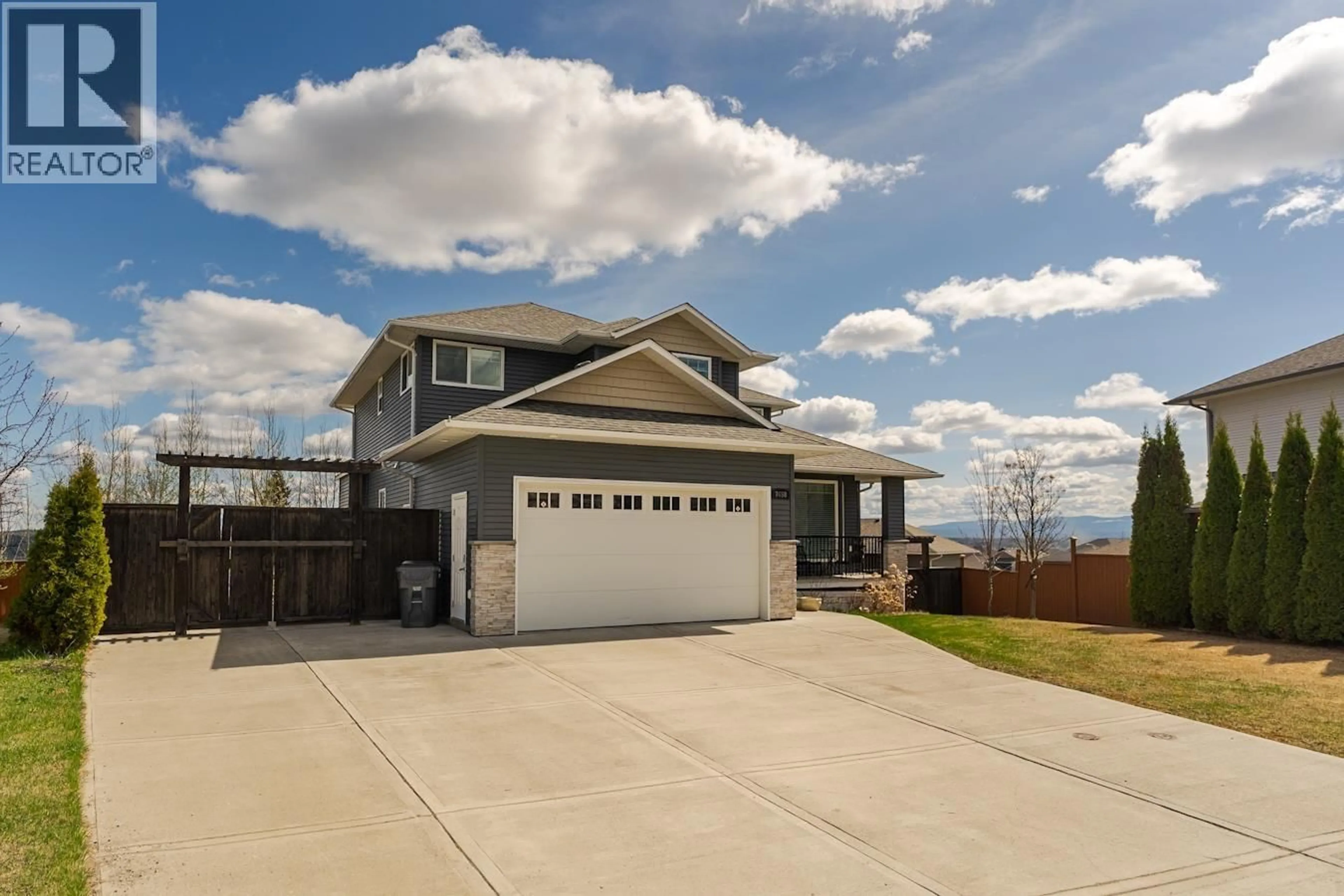 Home with vinyl exterior material, street for 7658 ST ANDREW PLACE, Prince George British Columbia V2N0B6