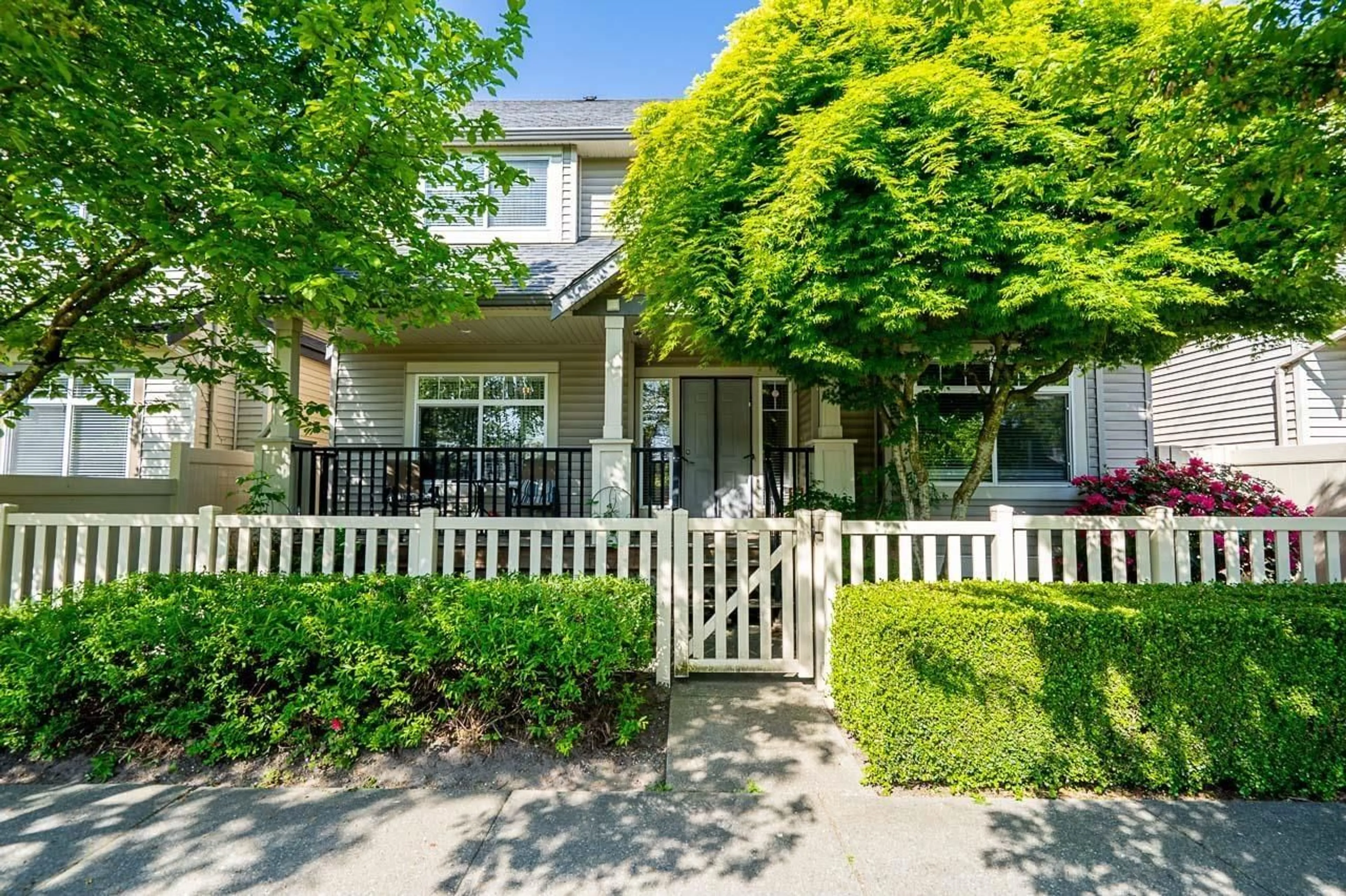 A pic from outside/outdoor area/front of a property/back of a property/a pic from drone, street for 38 - 6195 168 STREET, Surrey British Columbia V3S3X9