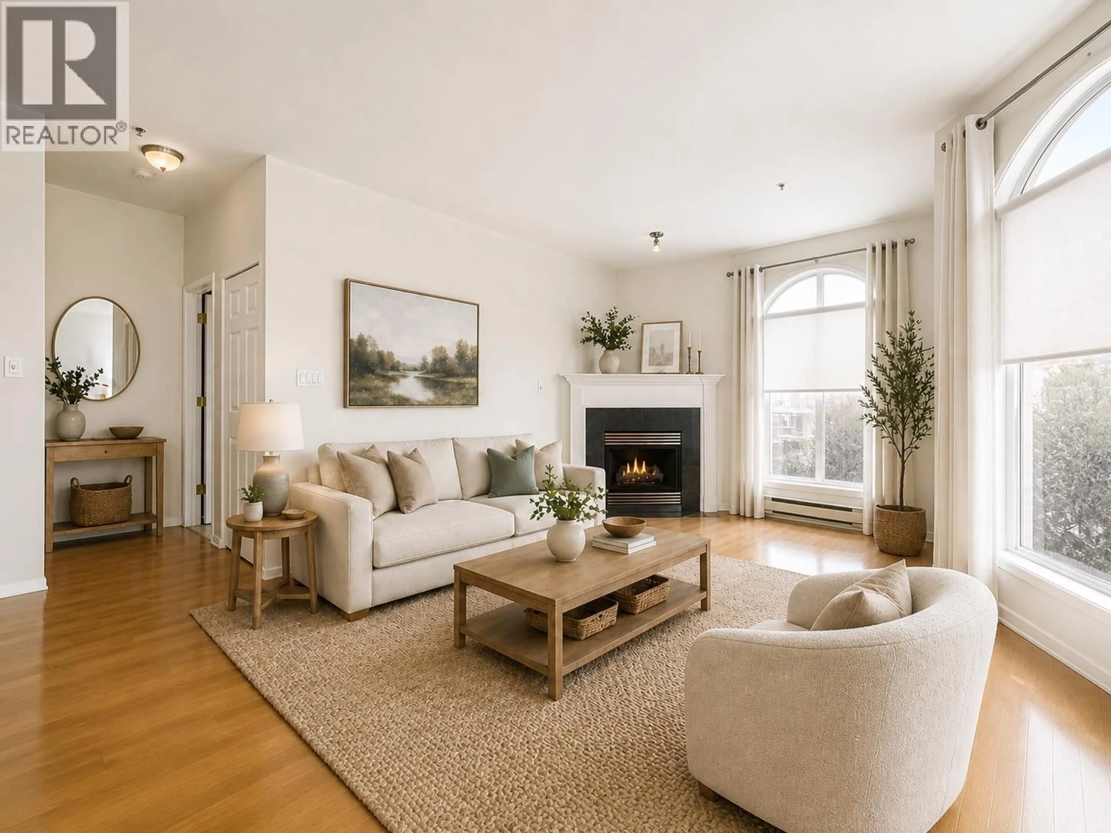 Living room with furniture, wood/laminate floor for PH12 - 511 7TH AVENUE, Vancouver British Columbia V5Z4R2