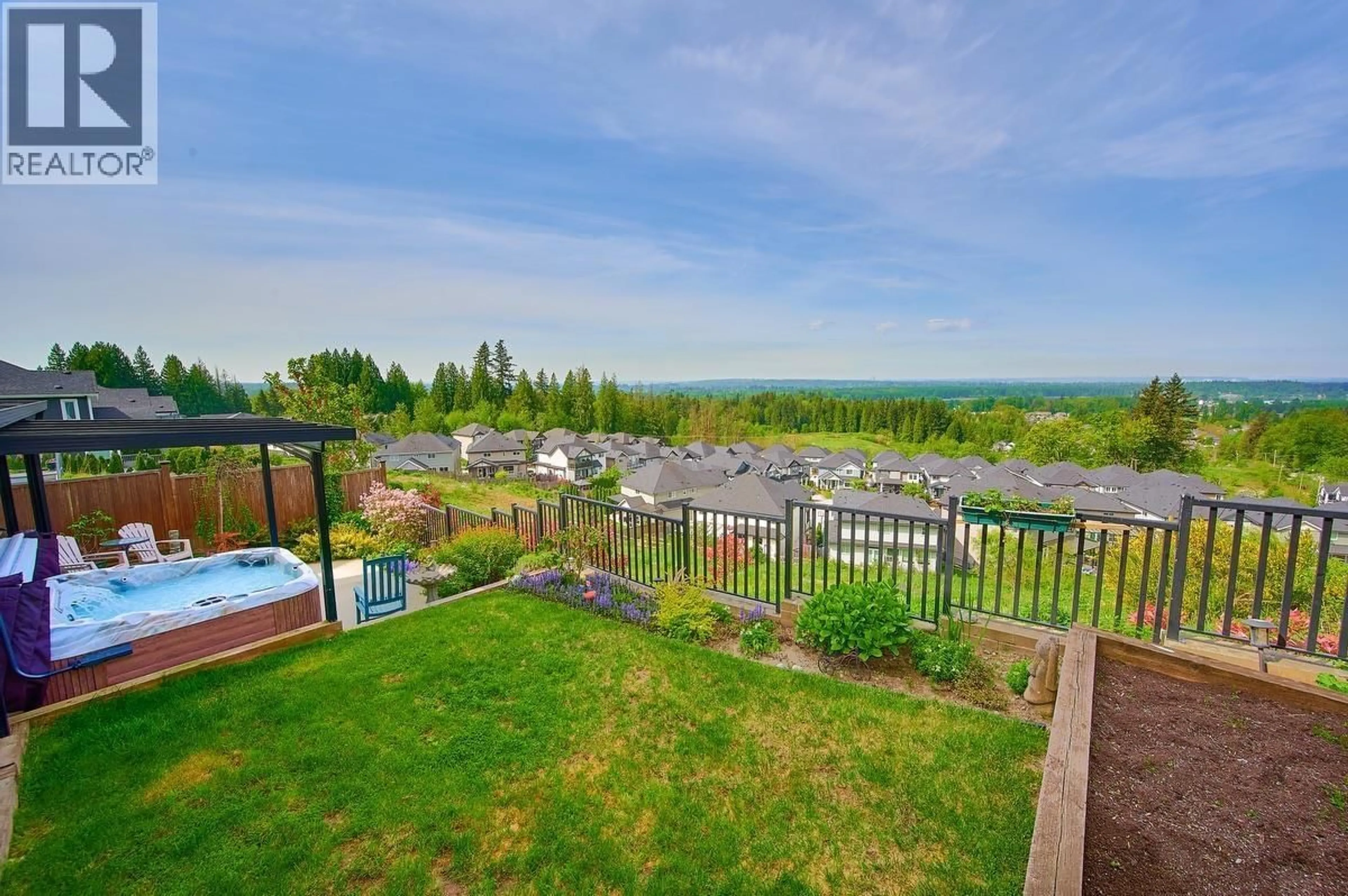 A pic from outside/outdoor area/front of a property/back of a property/a pic from drone, water/lake/river/ocean view for 10163 247 STREET, Maple Ridge British Columbia V2W0H1