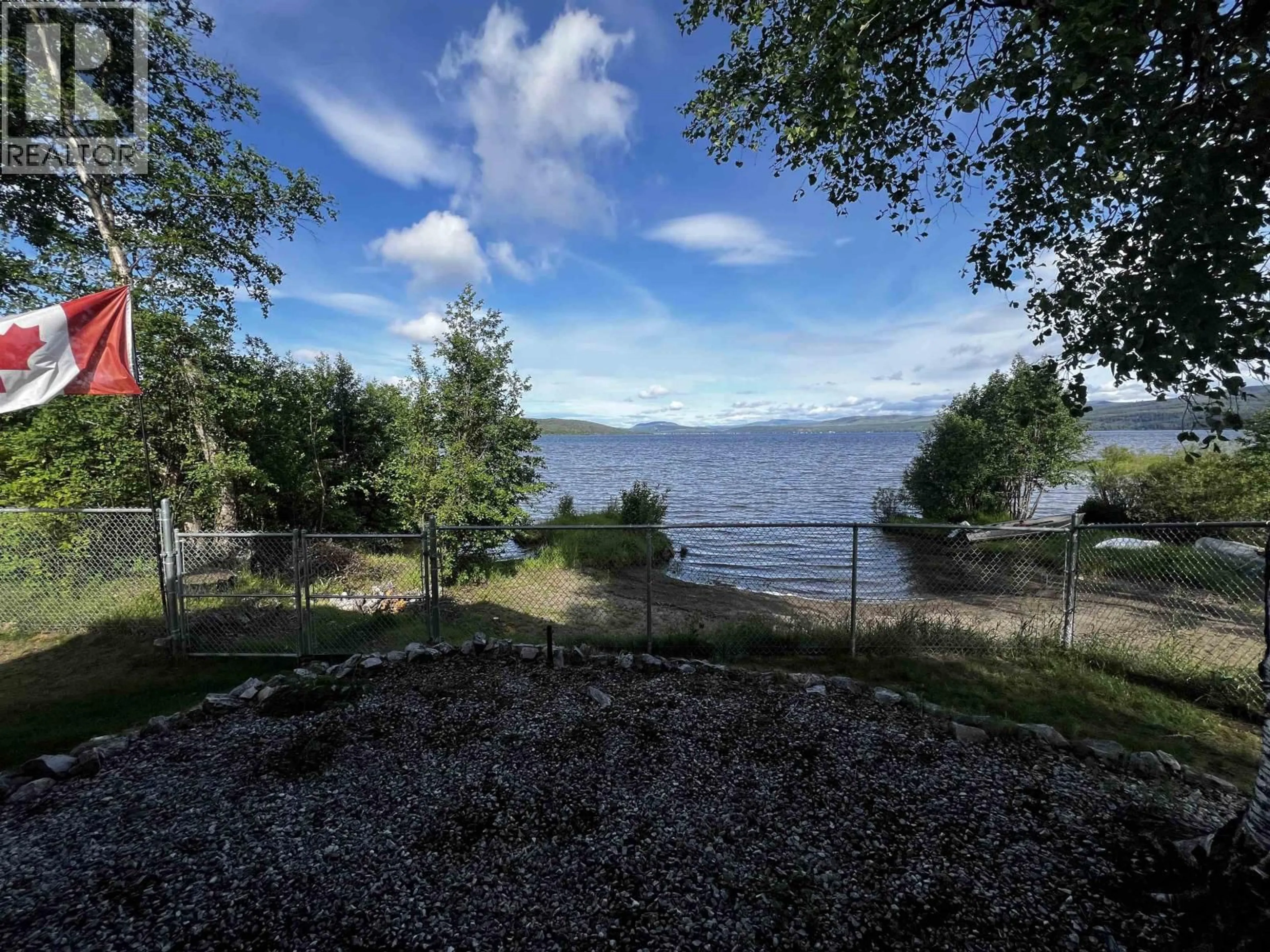 A pic from outside/outdoor area/front of a property/back of a property/a pic from drone, water/lake/river/ocean view for 269 SUNSET BEACH ROAD, Fort Fraser British Columbia V0J1N0