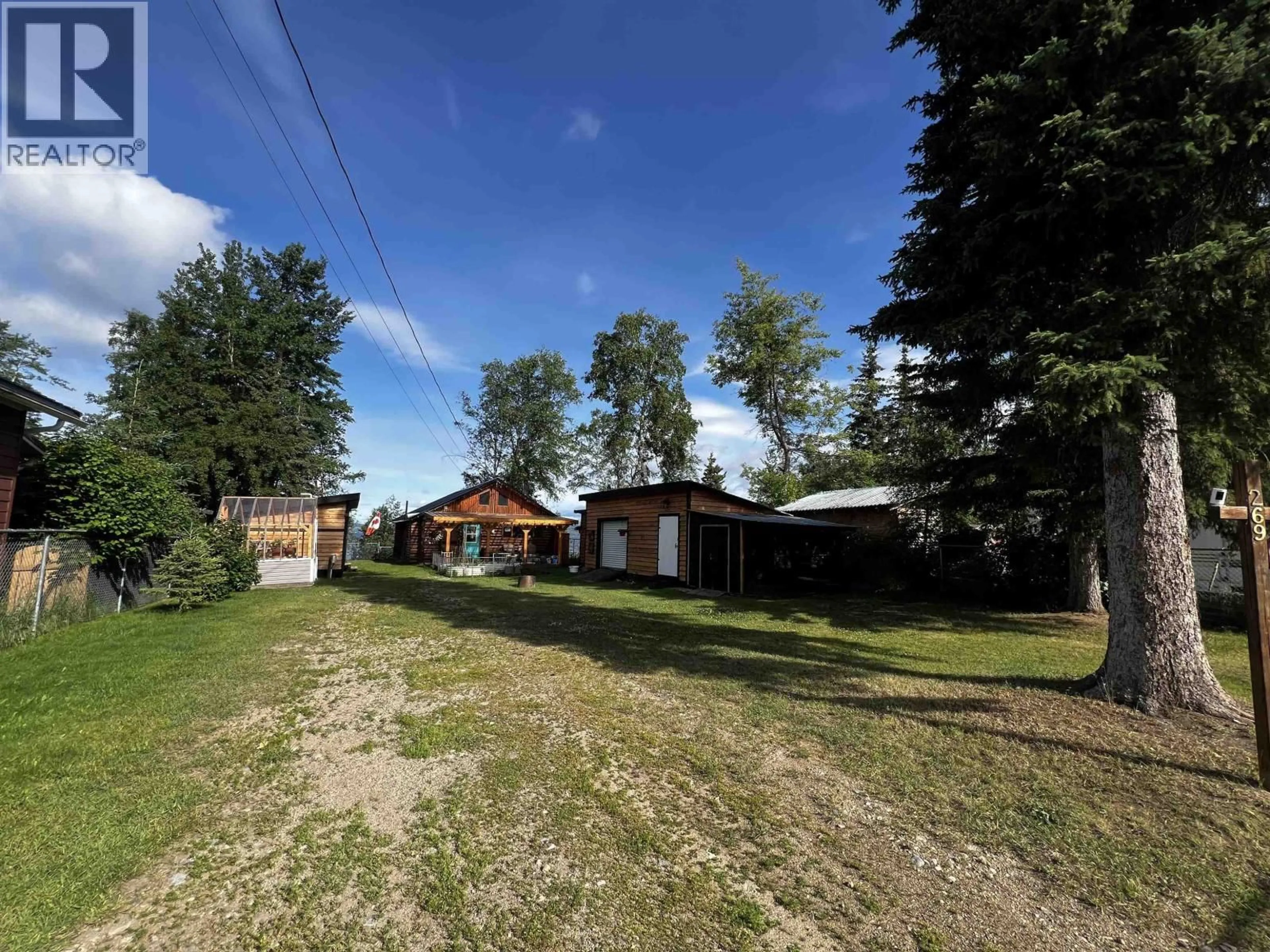 A pic from outside/outdoor area/front of a property/back of a property/a pic from drone, street for 269 SUNSET BEACH ROAD, Fort Fraser British Columbia V0J1N0