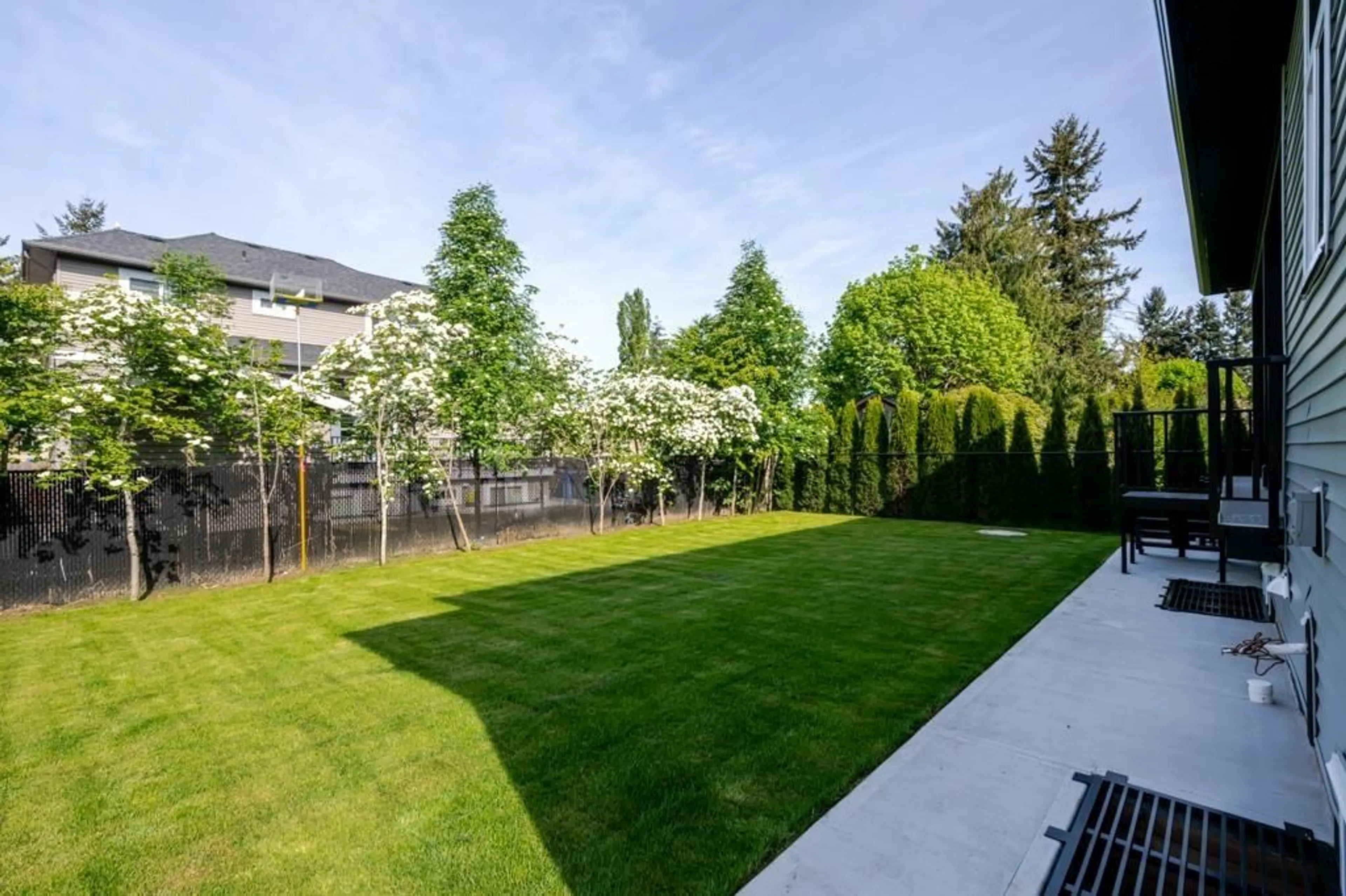 Patio, forest/trees view for 2219 LYNDEN STREET, Abbotsford British Columbia V2T3B8