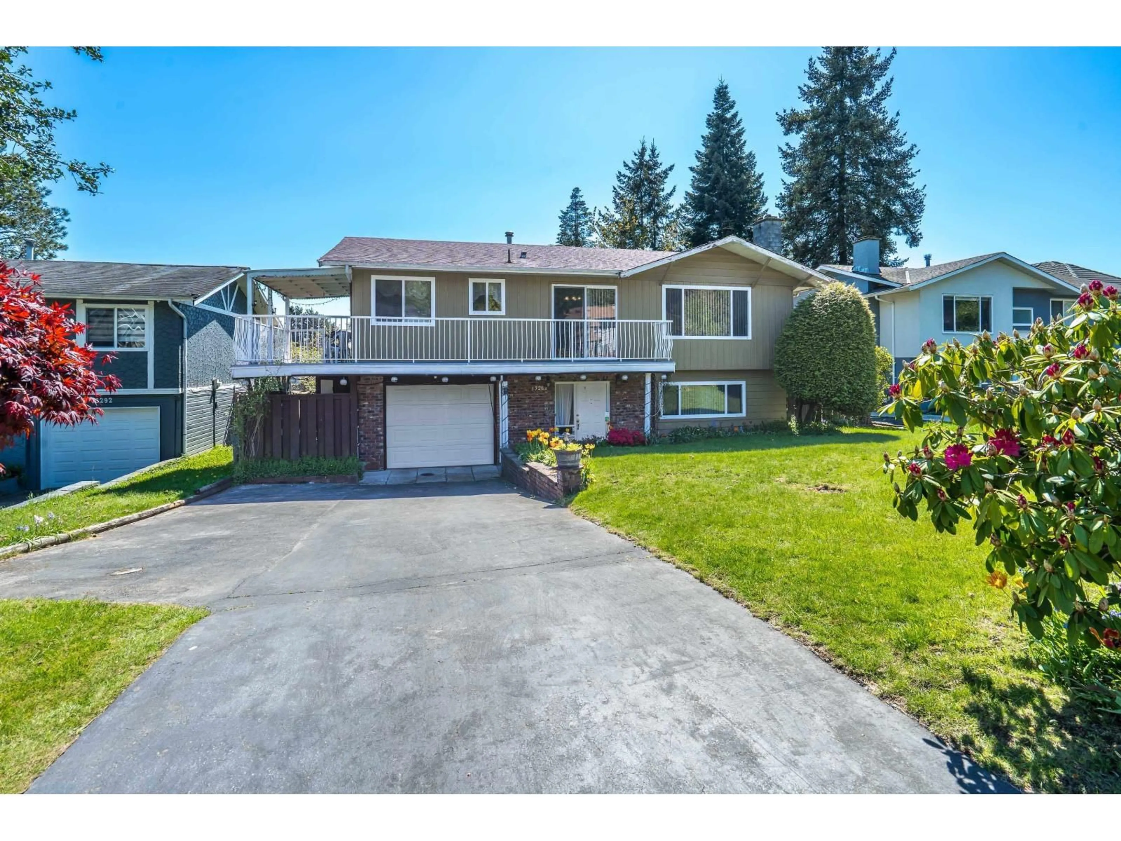 A pic from outside/outdoor area/front of a property/back of a property/a pic from drone, street for 13282 97 AVENUE, Surrey British Columbia V3T5C2
