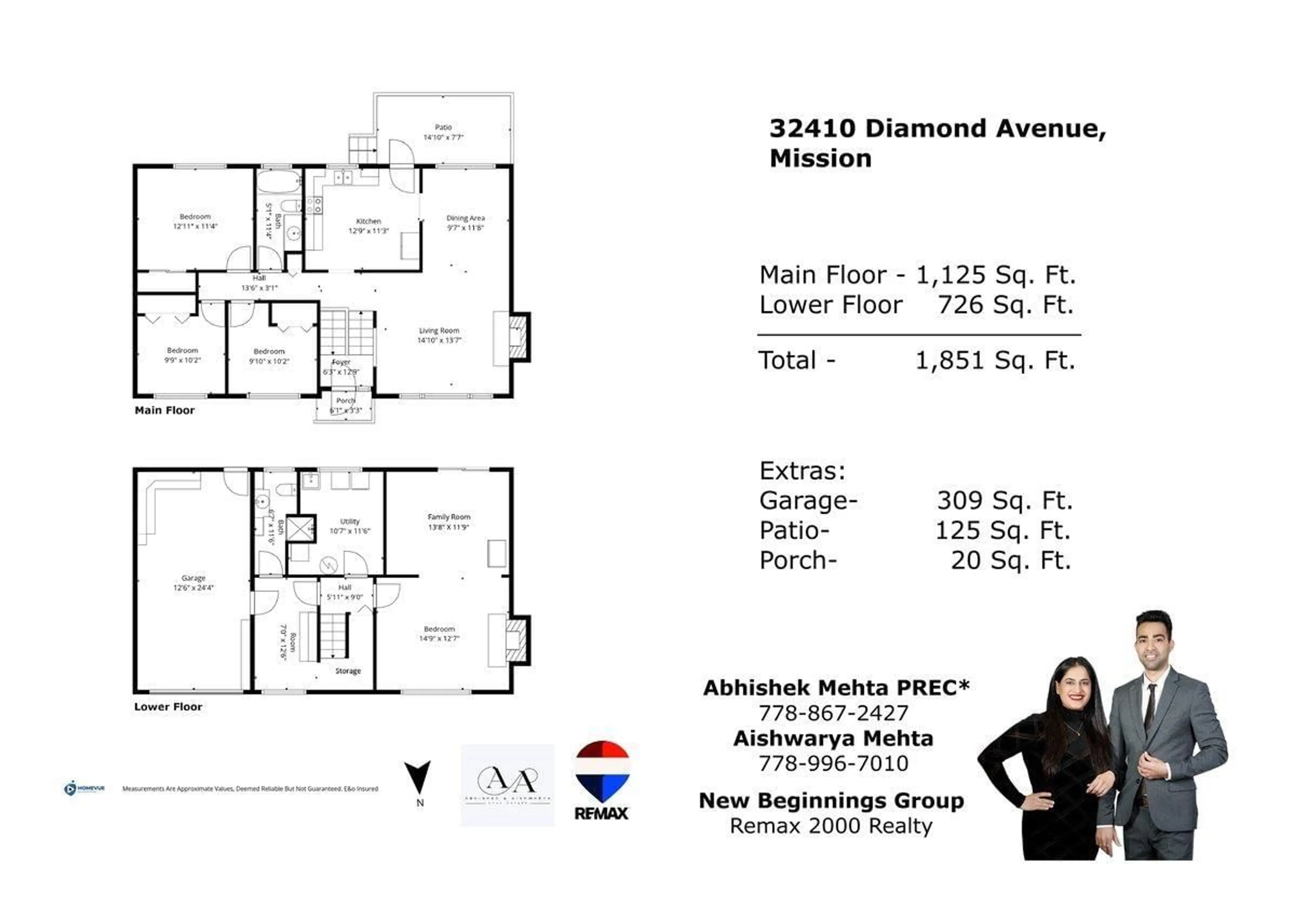 Floor plan for 32410 DIAMOND AVENUE, Mission British Columbia V2V1M2