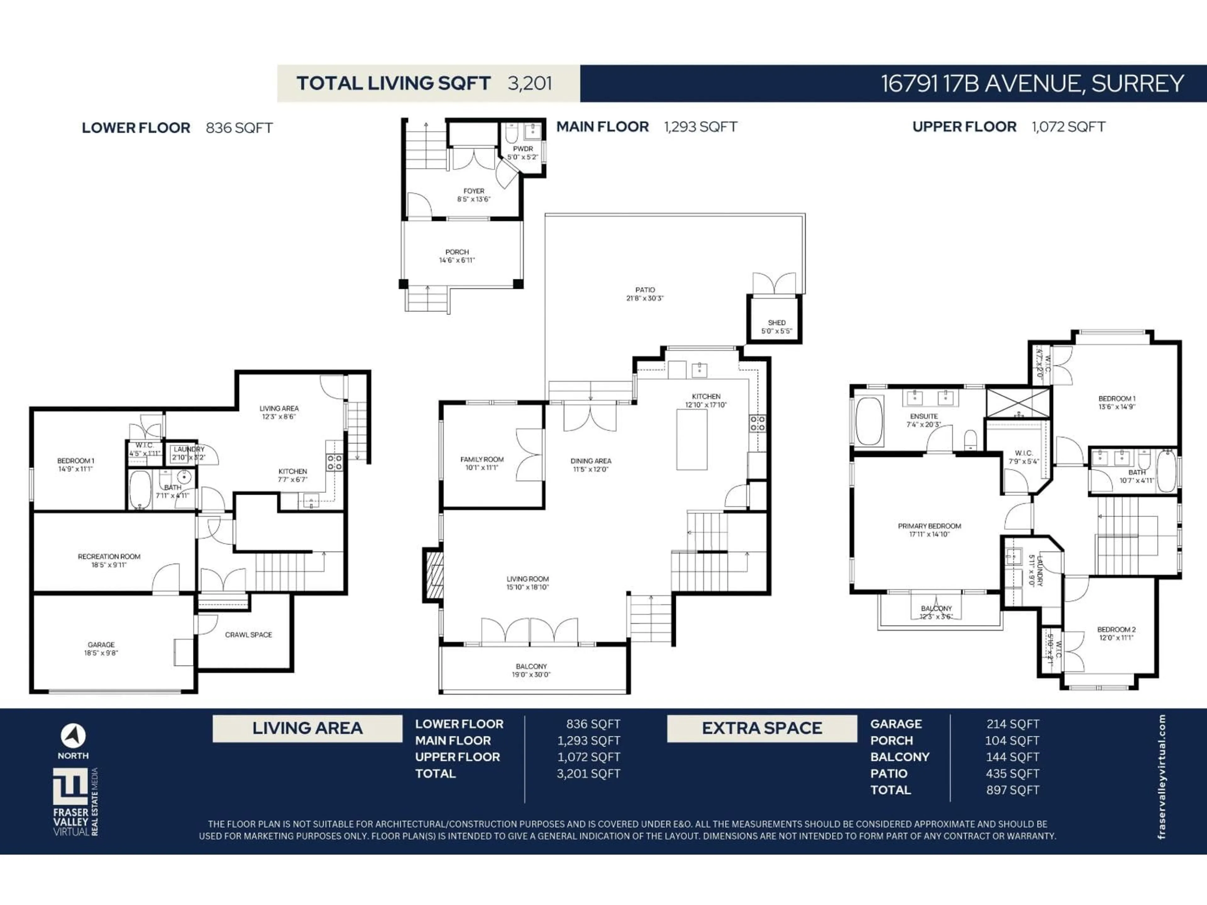 Floor plan for 16791 17B AVENUE, Surrey British Columbia V3Z0T3