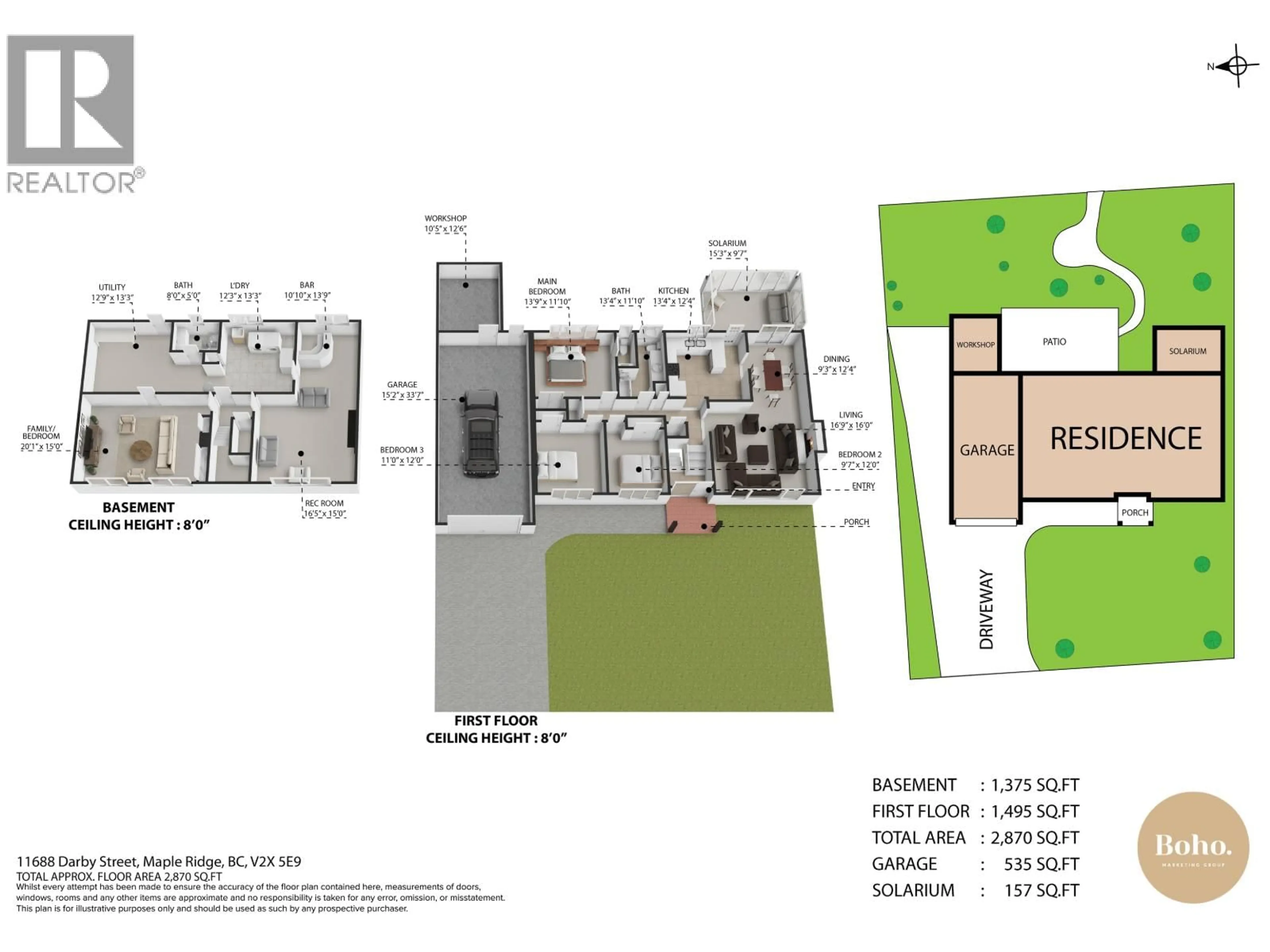 Floor plan for 11688 DARBY STREET, Maple Ridge British Columbia V2X5E9