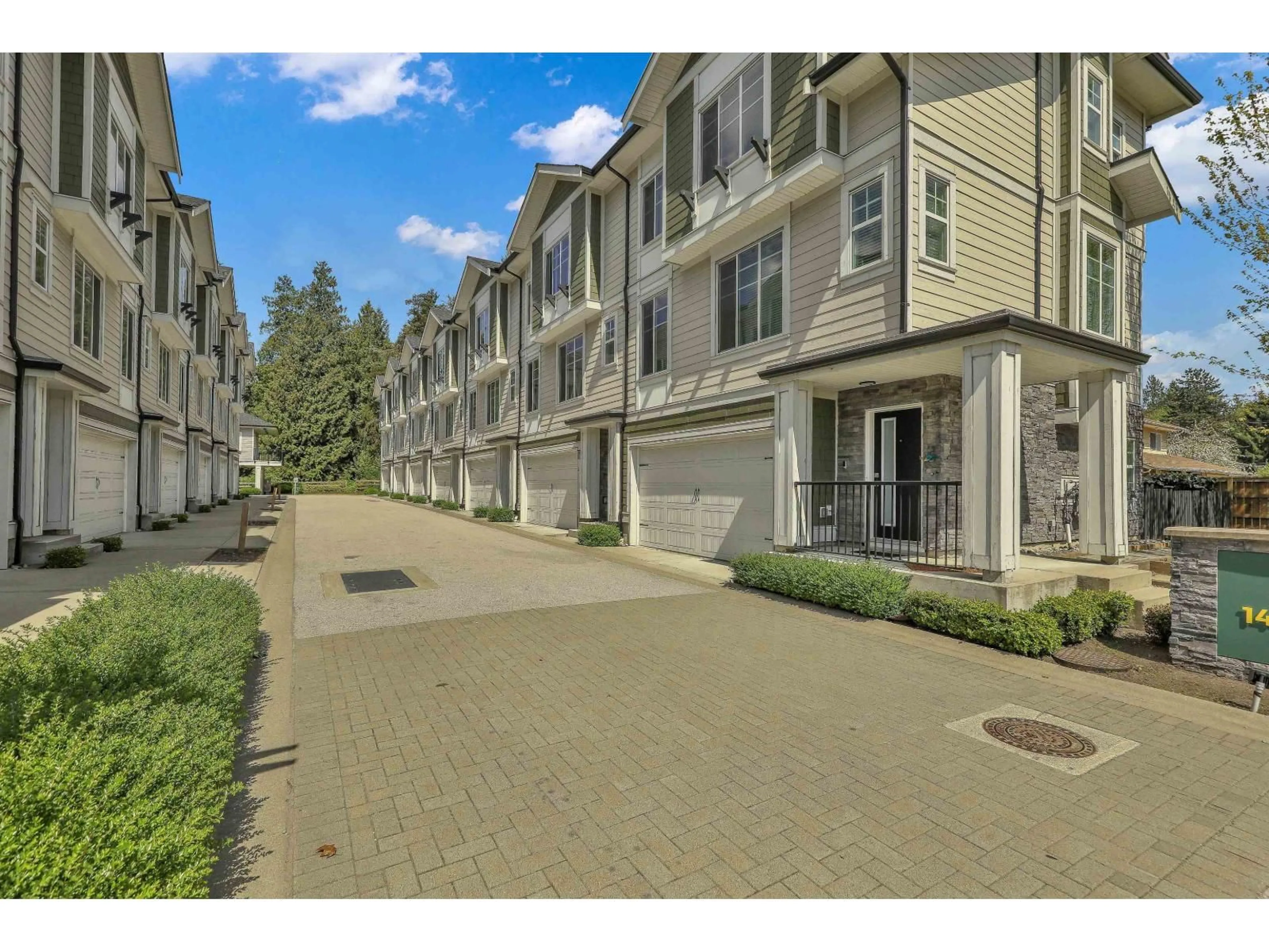 A pic from outside/outdoor area/front of a property/back of a property/a pic from drone, street for 24 - 14499 64 AVENUE, Surrey British Columbia V3S1X5