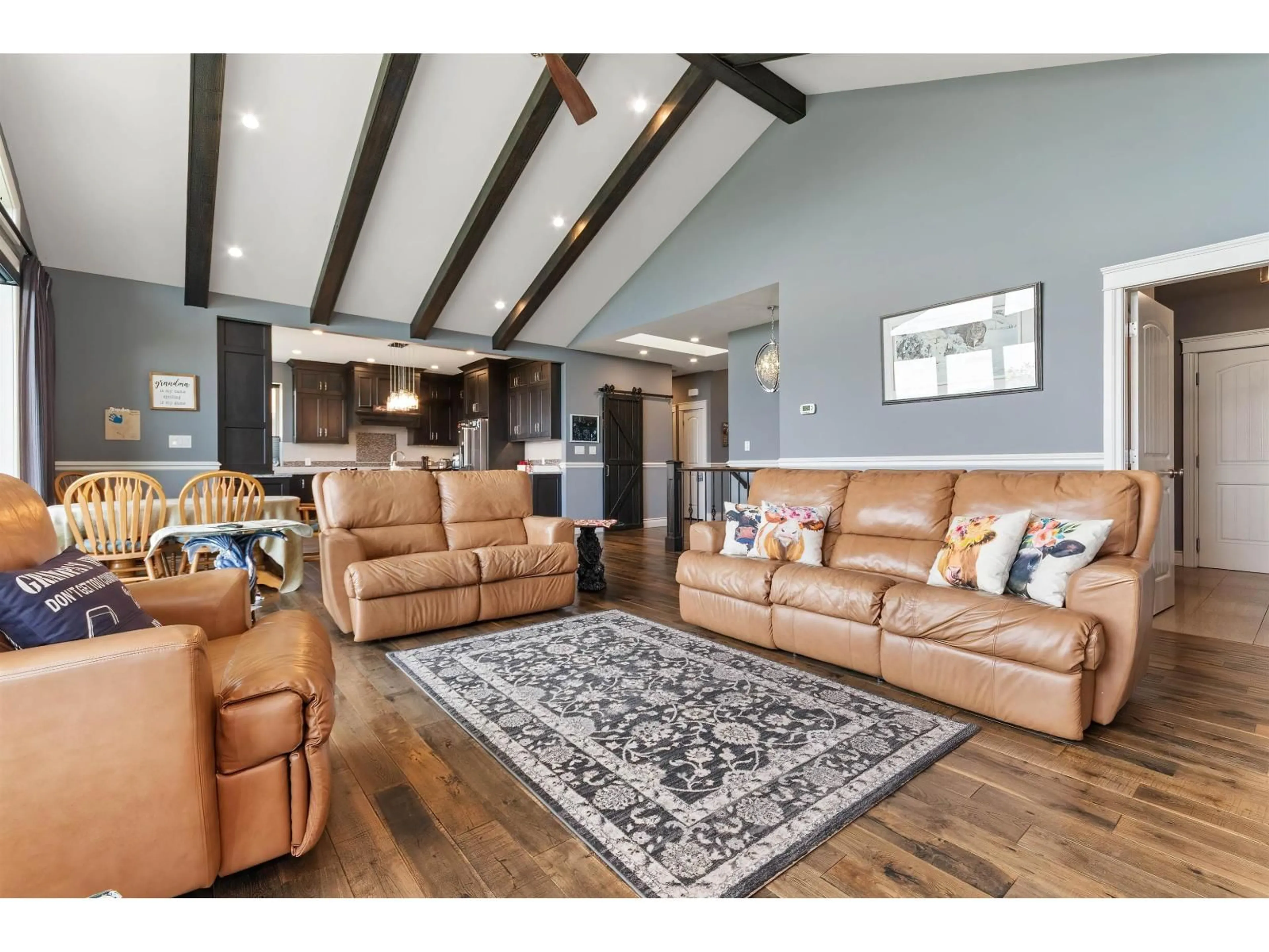 Living room with furniture, unknown for 7319 MOUNT THURSTON DRIVE, Chilliwack British Columbia V4Z0A3