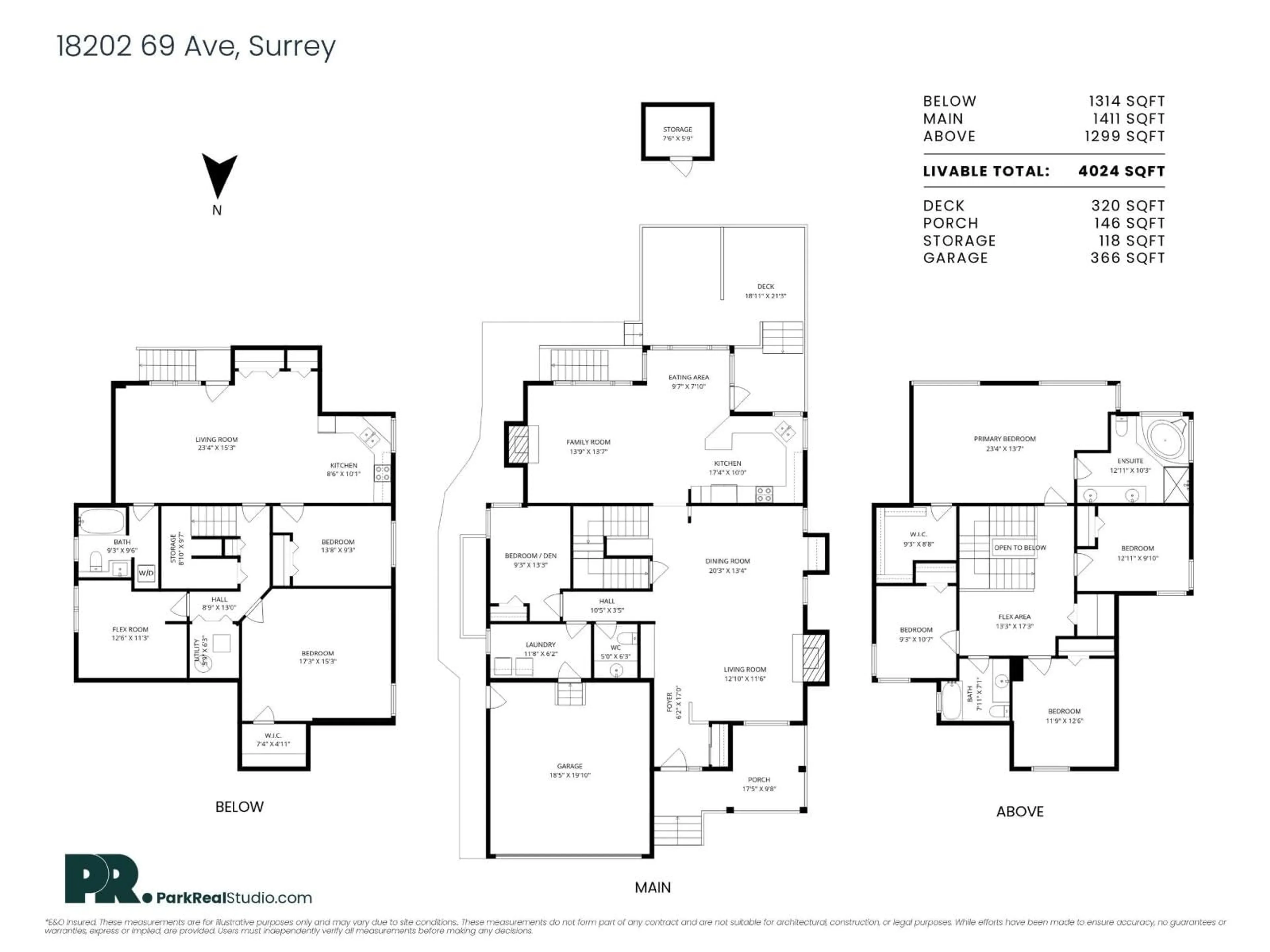 Floor plan for 18202 69 AVENUE, Surrey British Columbia V3S9H4
