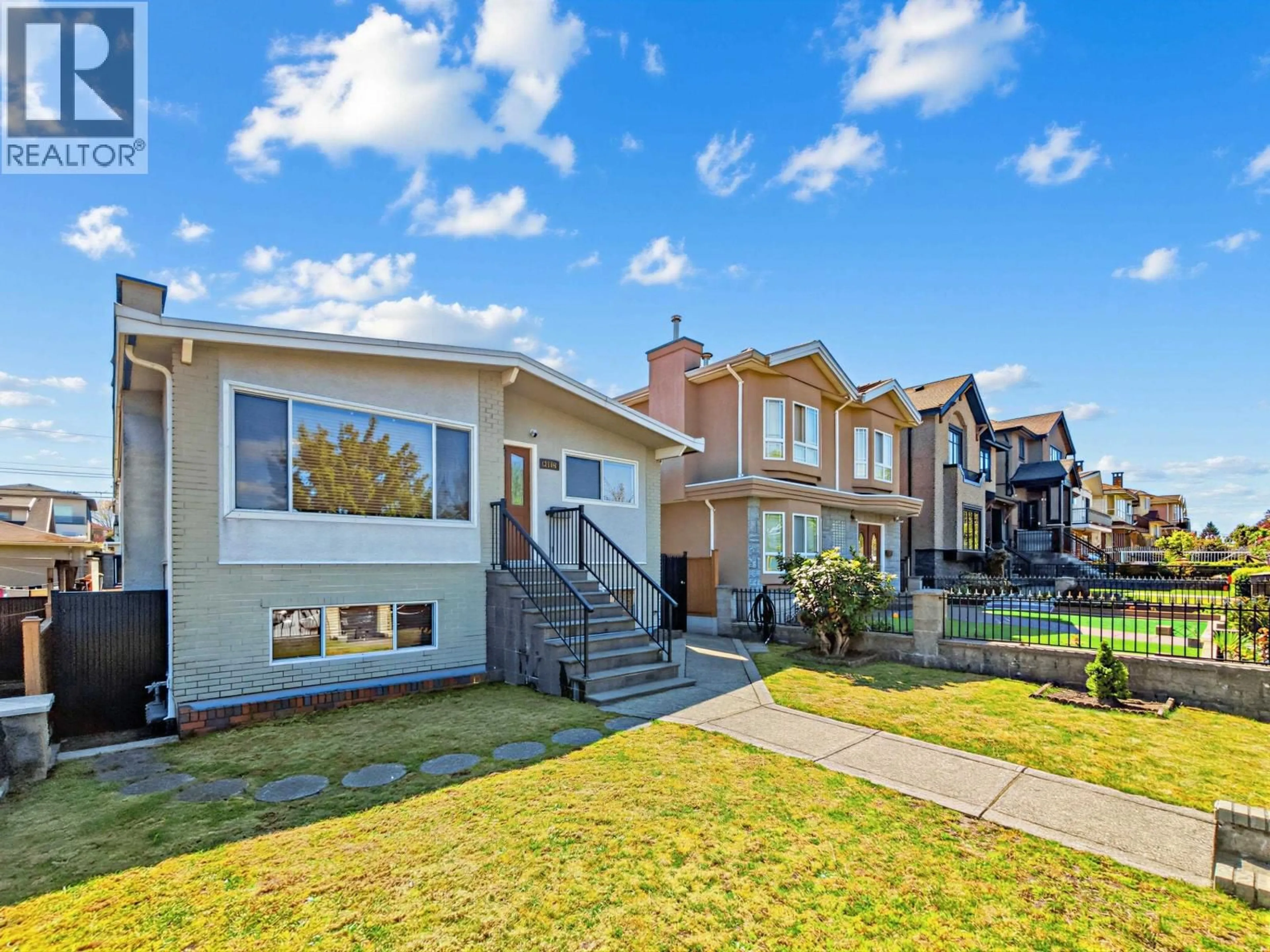 Home with vinyl exterior material, street for 2166 39TH AVENUE, Vancouver British Columbia V5P1H7