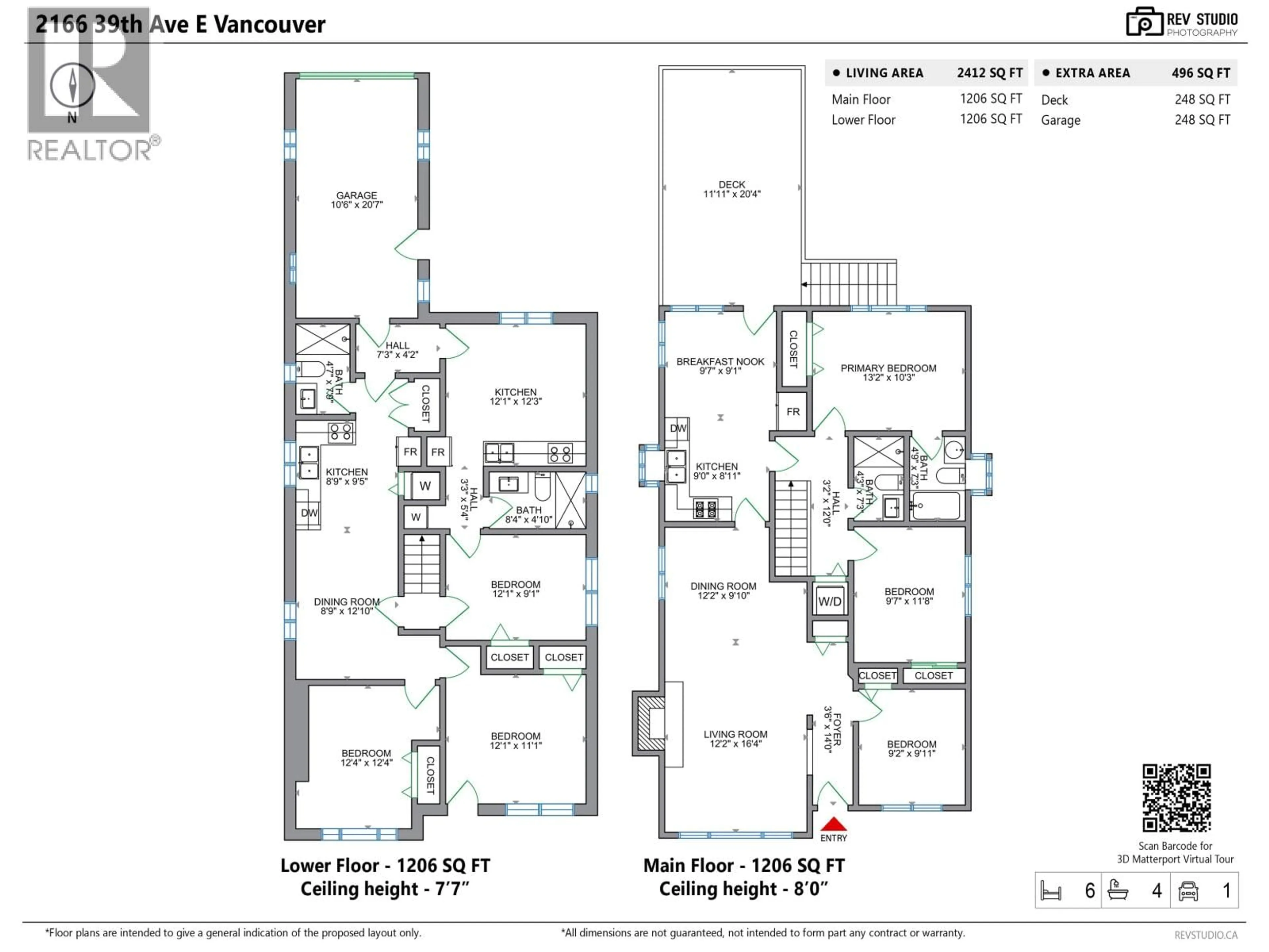 Floor plan for 2166 39TH AVENUE, Vancouver British Columbia V5P1H7