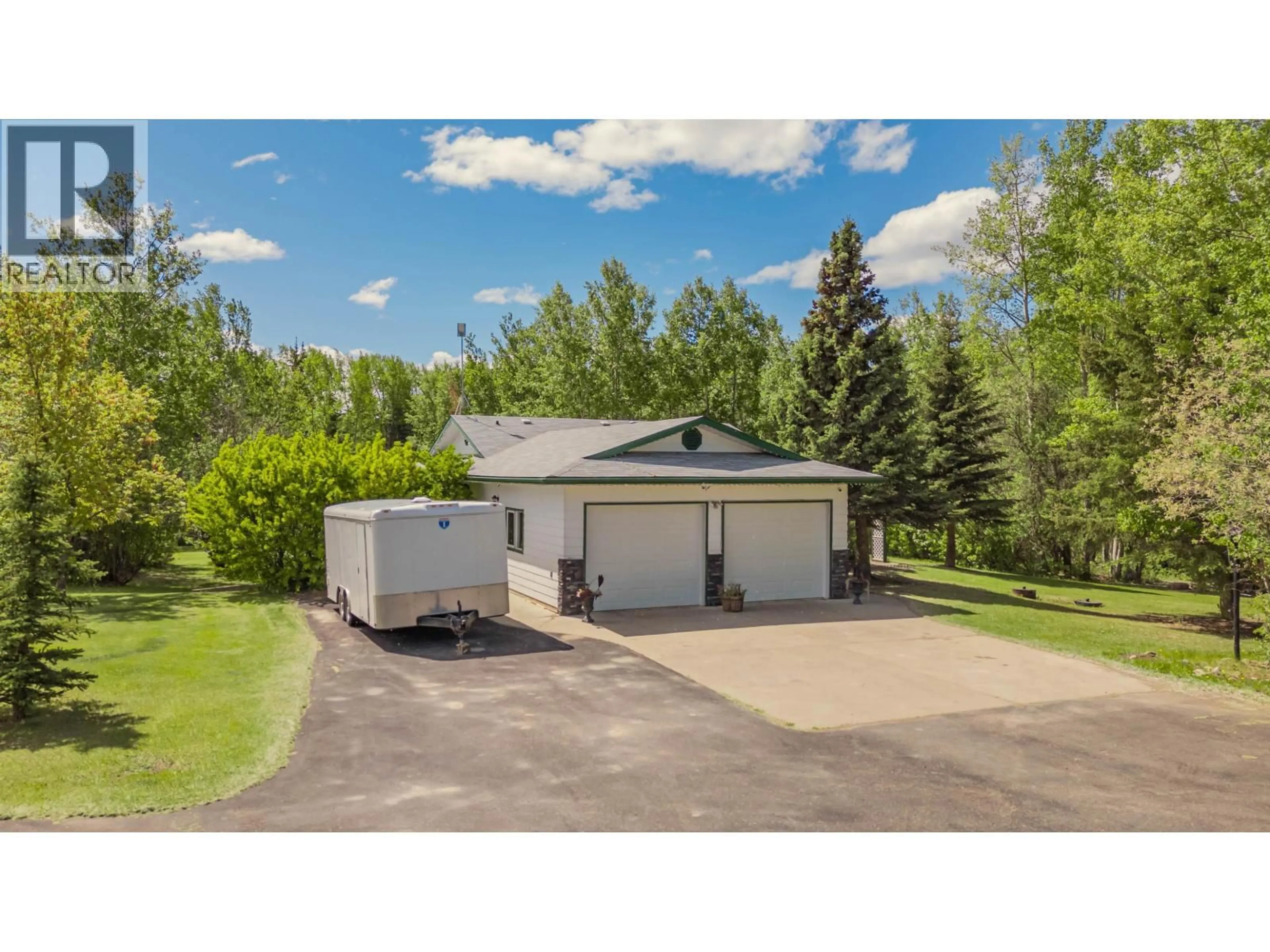 A pic from outside/outdoor area/front of a property/back of a property/a pic from drone, street for 13514 ROBIN ROAD, Charlie Lake British Columbia V0C1H0