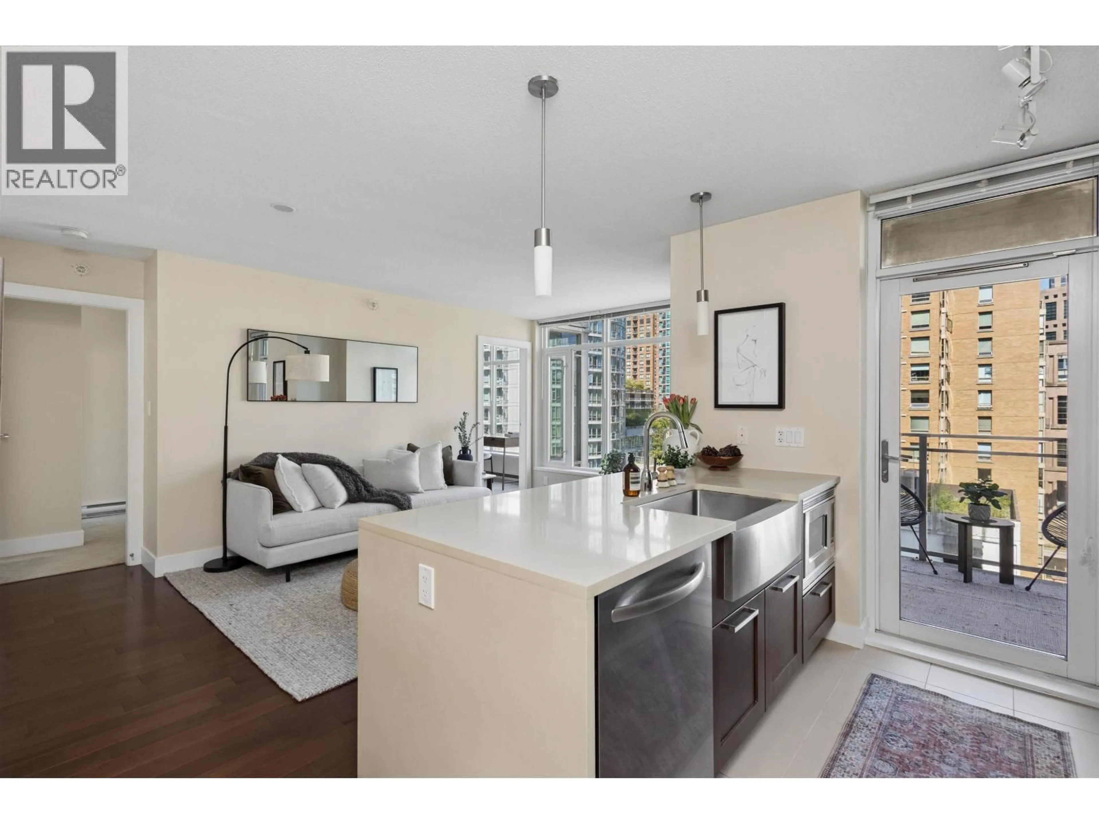 Open concept kitchen, unknown for 1205 - 888 HOMER STREET, Vancouver British Columbia V6B0H7