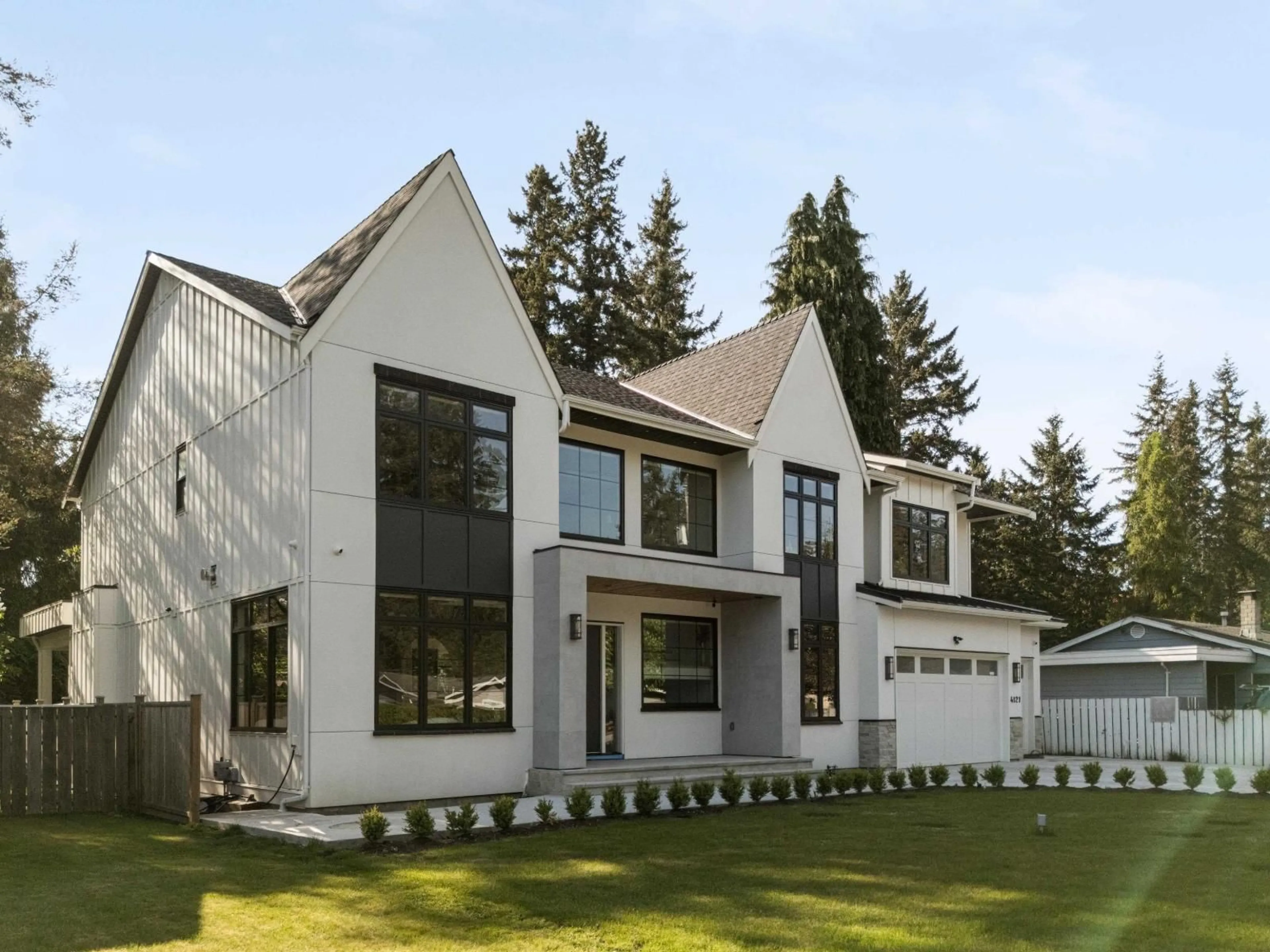 Home with vinyl exterior material, street for 4121 205A STREET, Langley British Columbia V3A2A4