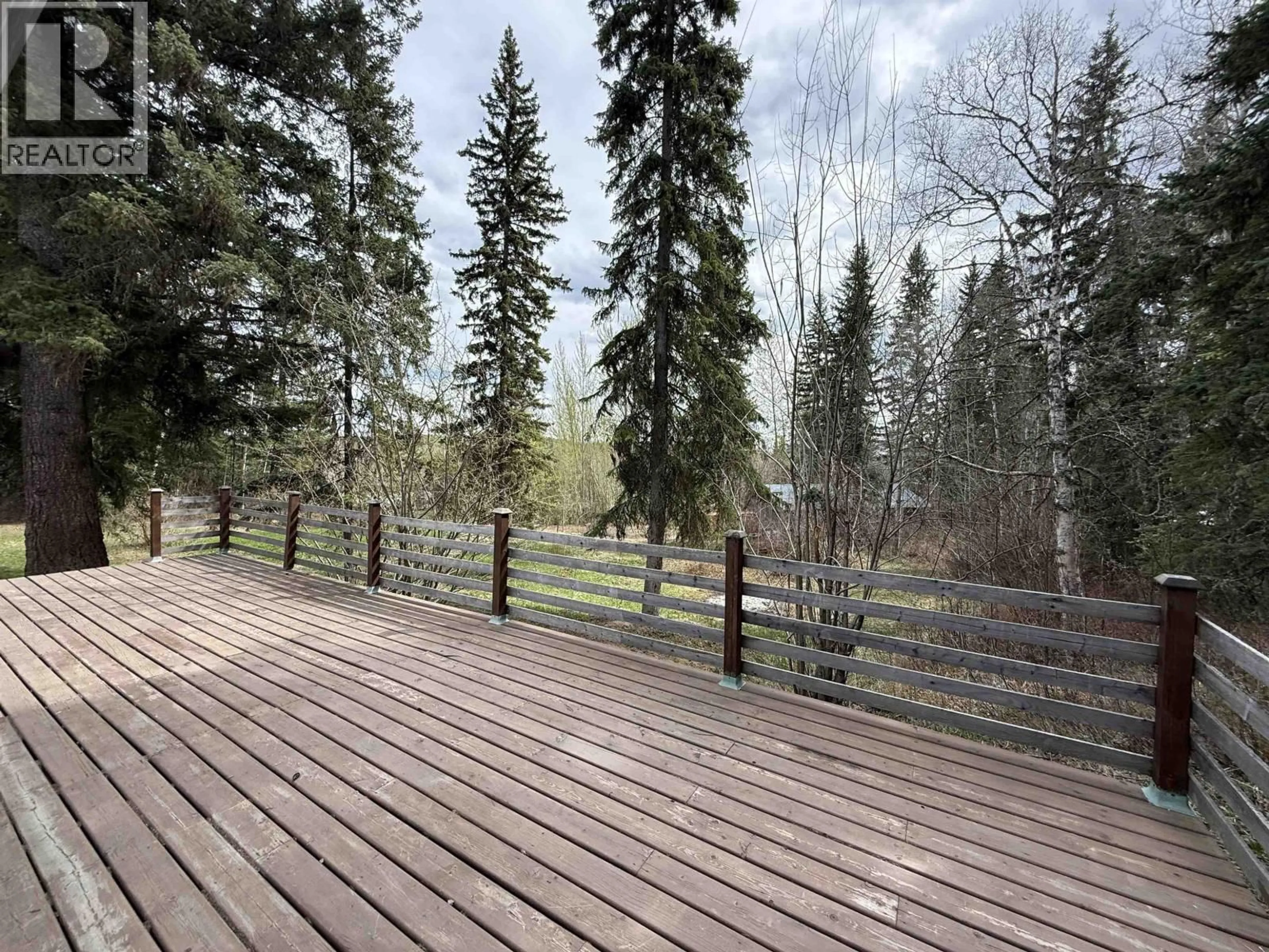 Patio, forest/trees view for 678 DICK ROAD, Quesnel British Columbia V2J6W9